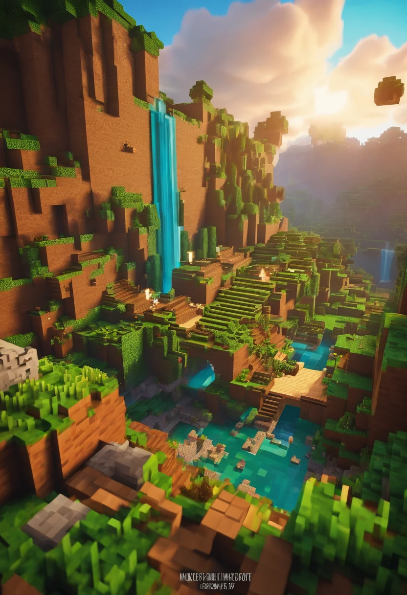 minecraft 3d arte mega steve