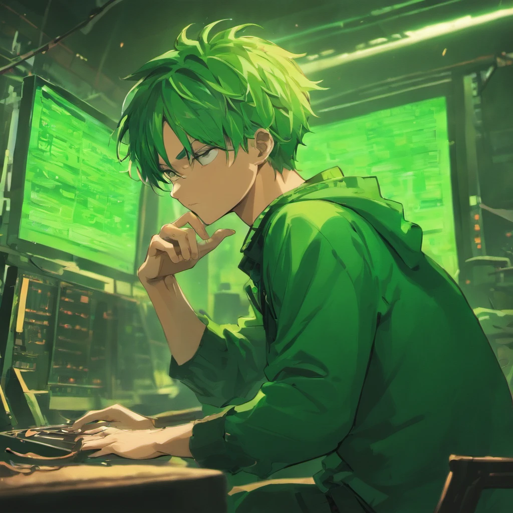 Roronoa Zoro from One Piece, but in the cyber security realm, he's a hacker on a ship.