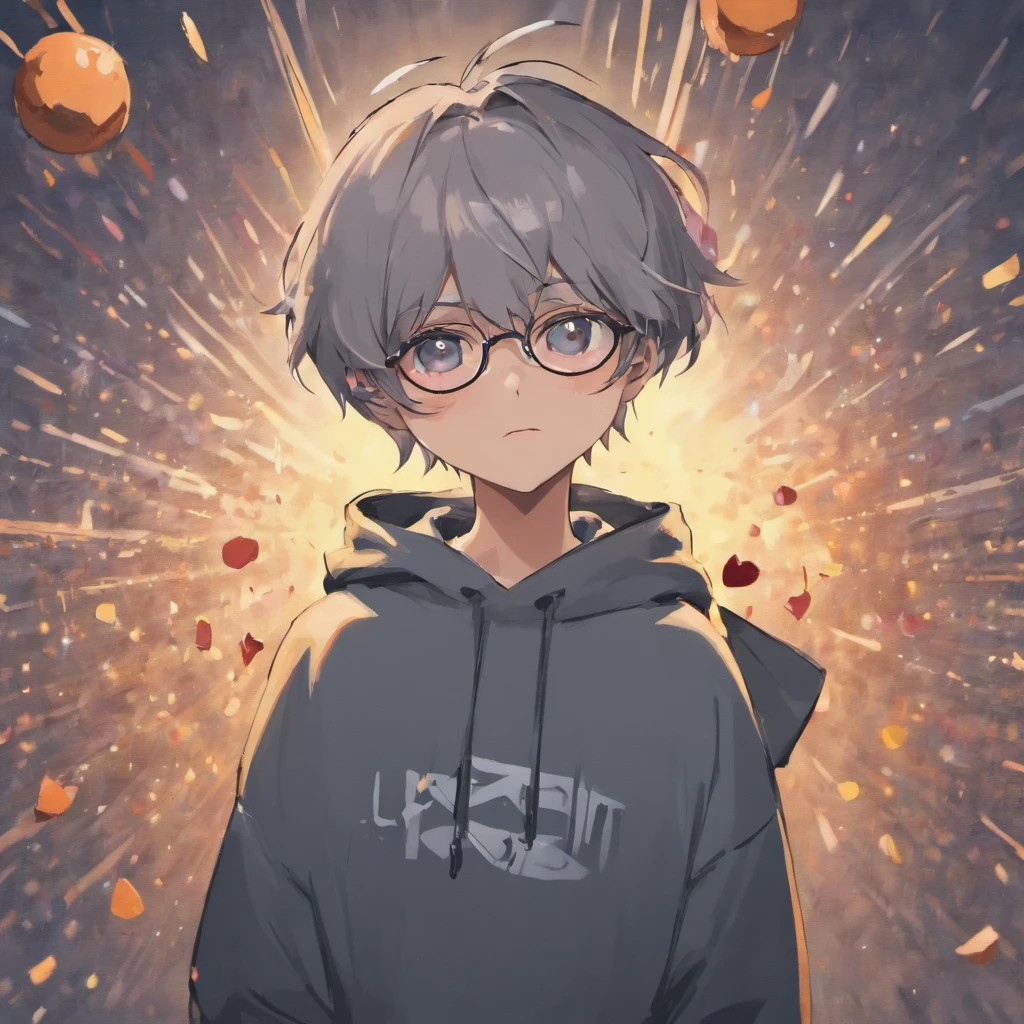 arafed man in a gray hoodie and glasses holding a donut, romain jouandeau, adrien girod, alexandre bourlet, alexandros pyromallis, silvain sarrailh, mateo dineen, headshot profile picture, Vincent Maréchal, kacper niepokolczycki, thierry doizon, mickael lelièvre