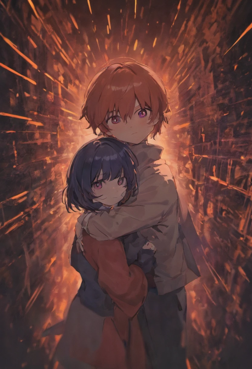 one-girl，A man standing in the darkness held out his hand，From the darkness behind the girl，Reach into the girl's mouth，And covered the girl's eyes with his fingers。