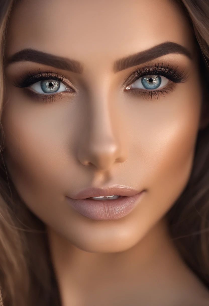 Arafed woman completely , fille sexy aux yeux bruns, ultra realist, Meticulously detailed, Portrait Sophie Mudd, cheveux bruns et grands yeux, selfie of a young woman, Dubai Eyes, Violet Myers, sans maquillage, maquillage naturel, looking straight at camera, Visage avec Artgram, Maquillage subtil, Superbe photo du corps entier, In a beach in miami, Medium to large bust