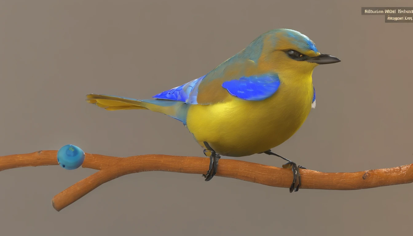 bluebird、Small in the upper left