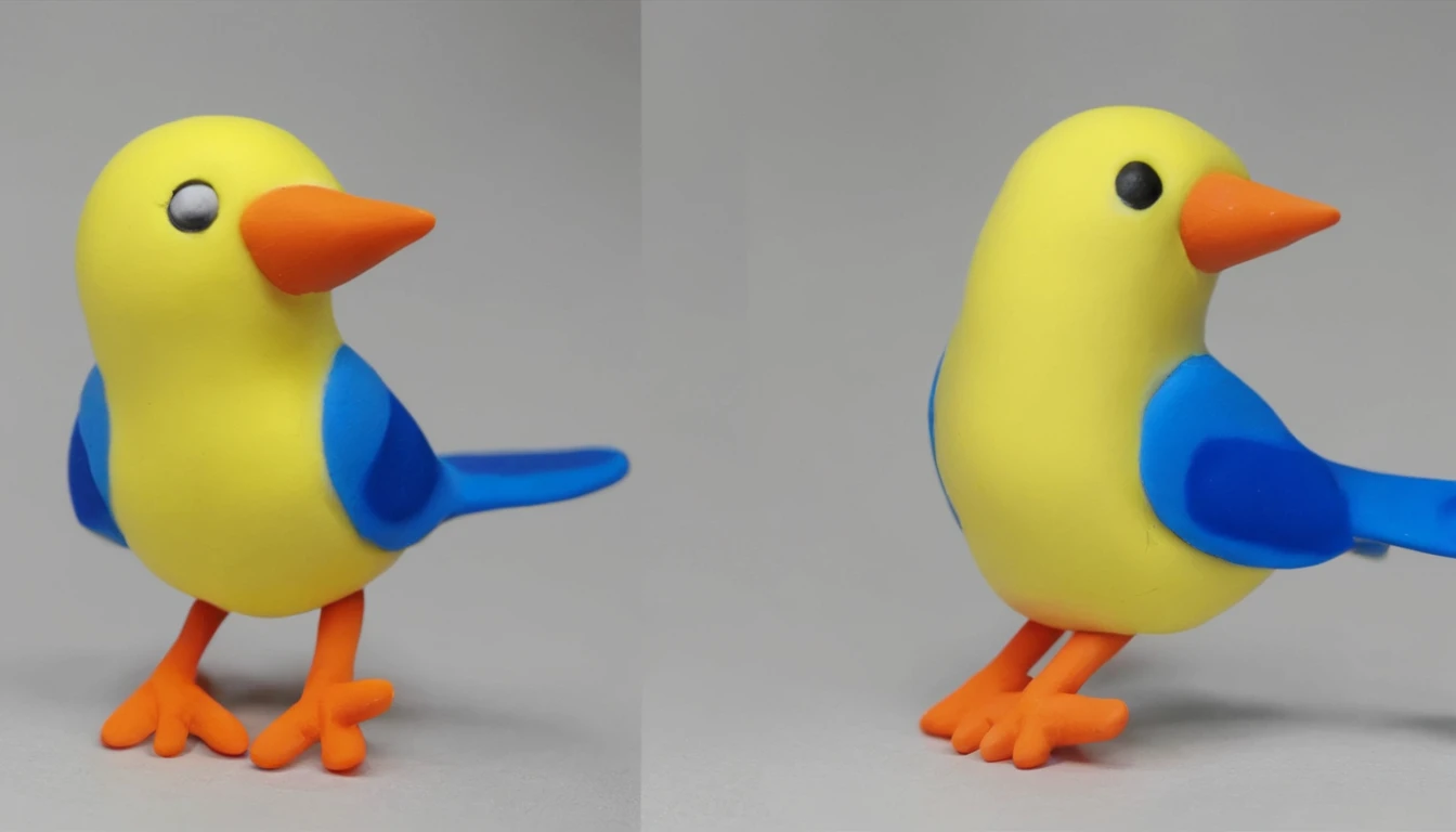bluebird、Draw small in the upper left corner