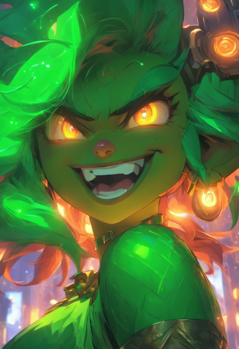 chica anime pelo rizado flouresente brillante, Color Purple Neon Orange Neon Neon 繪畫,Leprechaun core,Fantasy leprechauns,Leprechaun Art Leprechaun Girl,masterpiece,Best quality,Portrait of the face,Round steampunk glasses,Green skin,Treacherous expression,wisdom,Whole body lesbian,Neat clothes,mothers,Redhead,goodness,evil, Evil gas, moor, appearance, knave, enemy, goblin girl, Green skin, Green skin, Dark green skin, Leprechaun complexion, Red hair coloring, Reddish-brown hair, Bright red hair, Vibrant hair color, Highlight your tongue, Lovely, Young women, handsome, prette, goblin girl, goblin girl, goblin girl, goblin girl, goblin girl, goblin girl, goblin girl, goblin girl, goblin girl, goblin girl, goblin girl, goblin girl, goblin girl, goblin girl, goblin girl, Green skin, Green skin, Green skin, Green skin, Green skin, Green skin, Green skin, Green skin, Green skin,