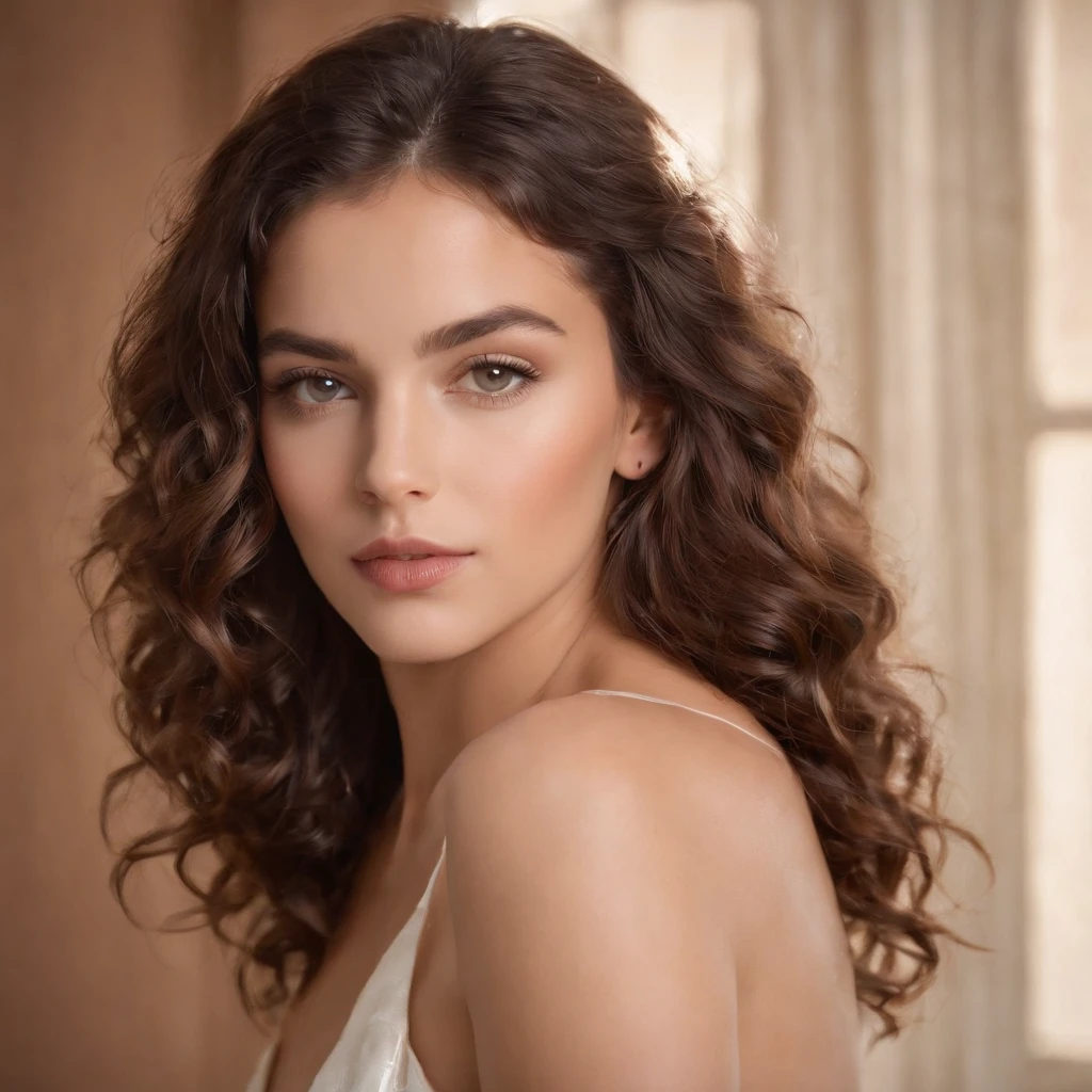 photo, attractive young woman, (beau visage:1.1), detailled eyes, marocaine, 20 ans, sexy, pouty lips, (Maquillage des yeux de chat:0.85), (grands yeux:1.0), (corps tonique:1.2), (curly hair:1.2), (gros butin:1.4), Porter (:1.2) sur un (chambre:1.2). (moody lighting:1.2), profondeur de champ, Bokeh, 4K, Hdr. par (Jacques C. Christensen:1.2|Jeremy Lipking:1.1). Kodak Vision Couleur, perfect fit body, extremly detailed, photographier_\(ultra\), photographierRealstic, Realstic, Post-traitement, maximum details, roughness, real life, ultrarealistic, photorealism, Photographie, 8K UHD, Photographie
