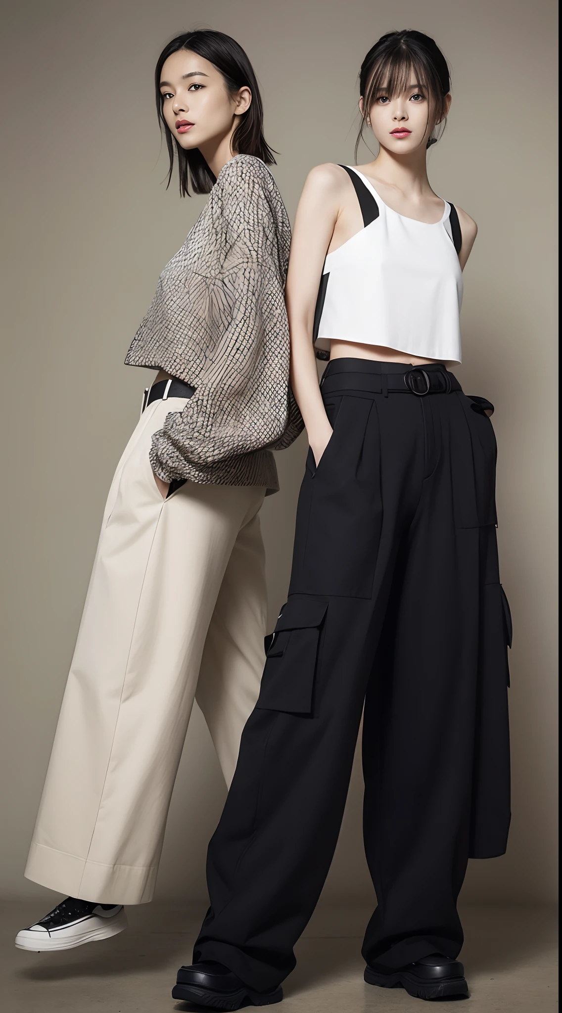 * Bold skin cutouts: Complex and constructive cut-out items。Twisted designs and combinations of different materials、Ultra-thin lace tops, etc.、Innate details accelerate fashionability。
* Evolutionary Cargo Pants: newyork、Cargo pants that appeared in large numbers at Copenhagen Fashion Week。Belts and pockets、Clean silhouette、Glossy materials, etc.、Sublimate utility items into a modern way with a "quirk" arrangement。