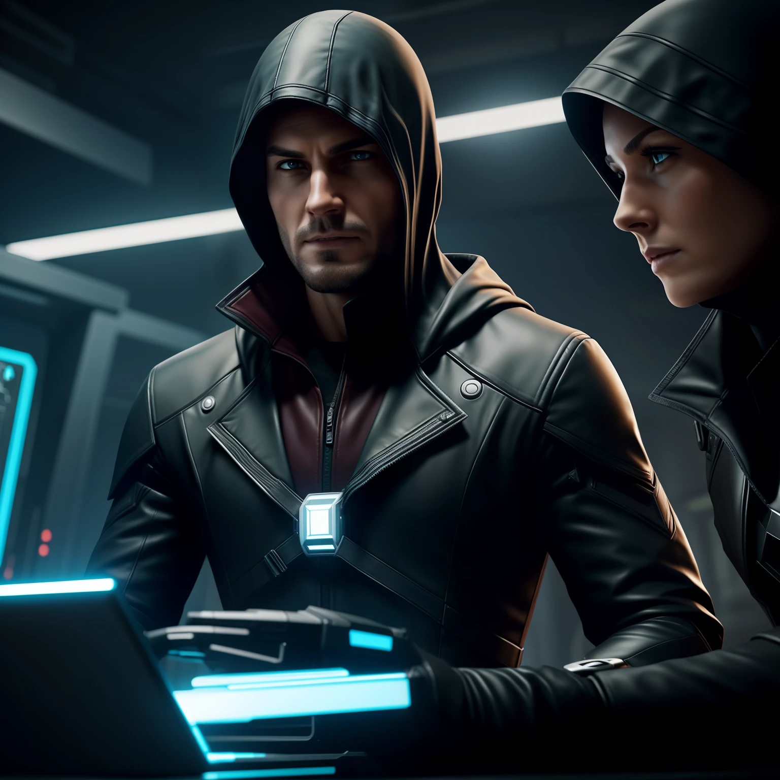 Cybernetic Shadows

Get ready for a new era of sneak murders and thrilling adventures! Em Assassin's Creed: Cyber Shadows, mergulhe no mundo do futuro, where skilled assassins hide in the shadows of cyberspace.

Take on the role of a highly trained assassin as you infiltrate a global criminal organization. Sit behind a desk full of graphics monitors, where you will have access to vital information and advanced technology to plan your missions.

Experience the perfect combination of stealth action and futuristic technology in a thrilling storyline full of twists and turns. Use your hacking skills to master security systems, Disable drones and manipulate electronic devices to gain an advantage over your enemies