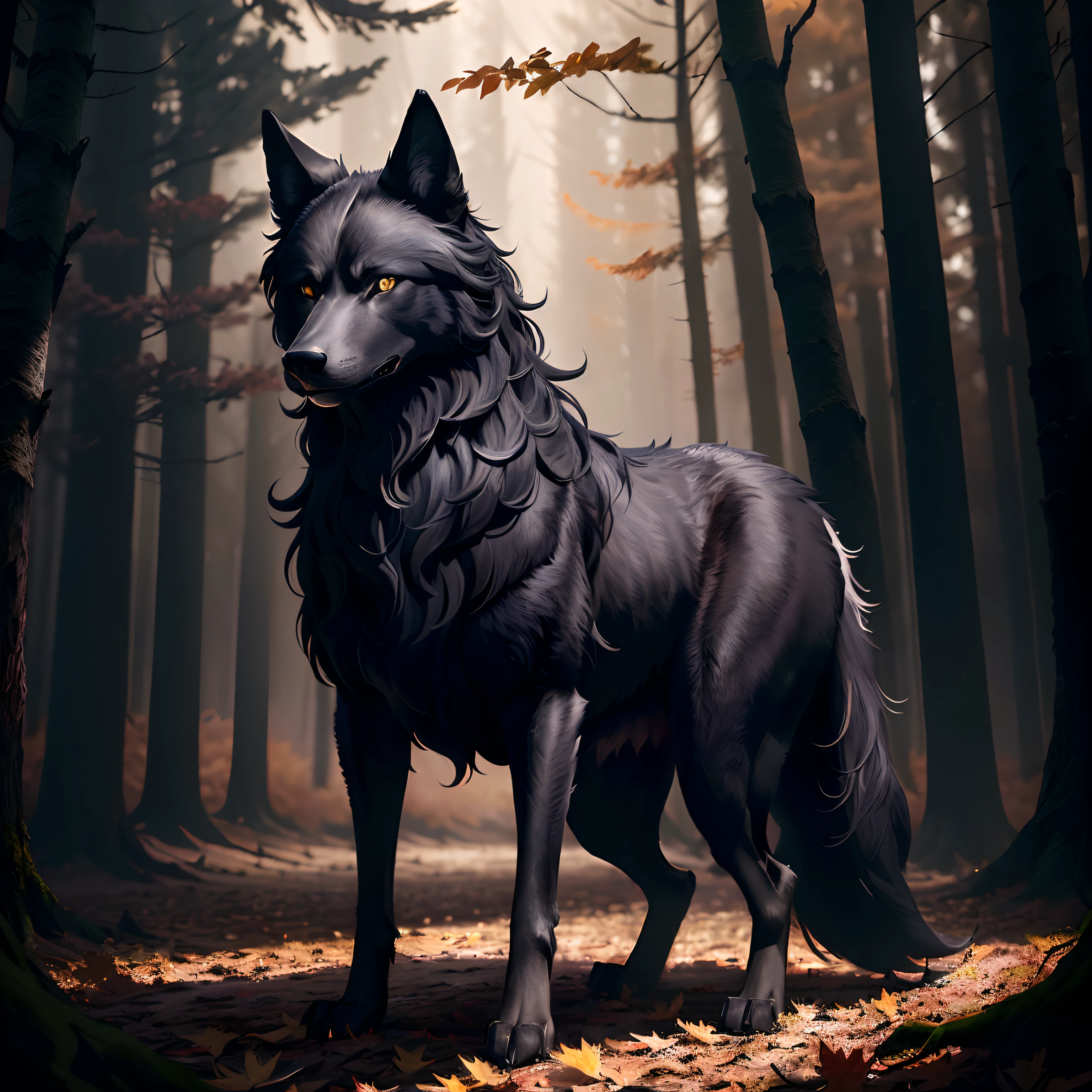 Feral Mightyena with a big knot. Sheath, cock, black knot, balls, animal genitalia, realistic, Pokémon, Kenket