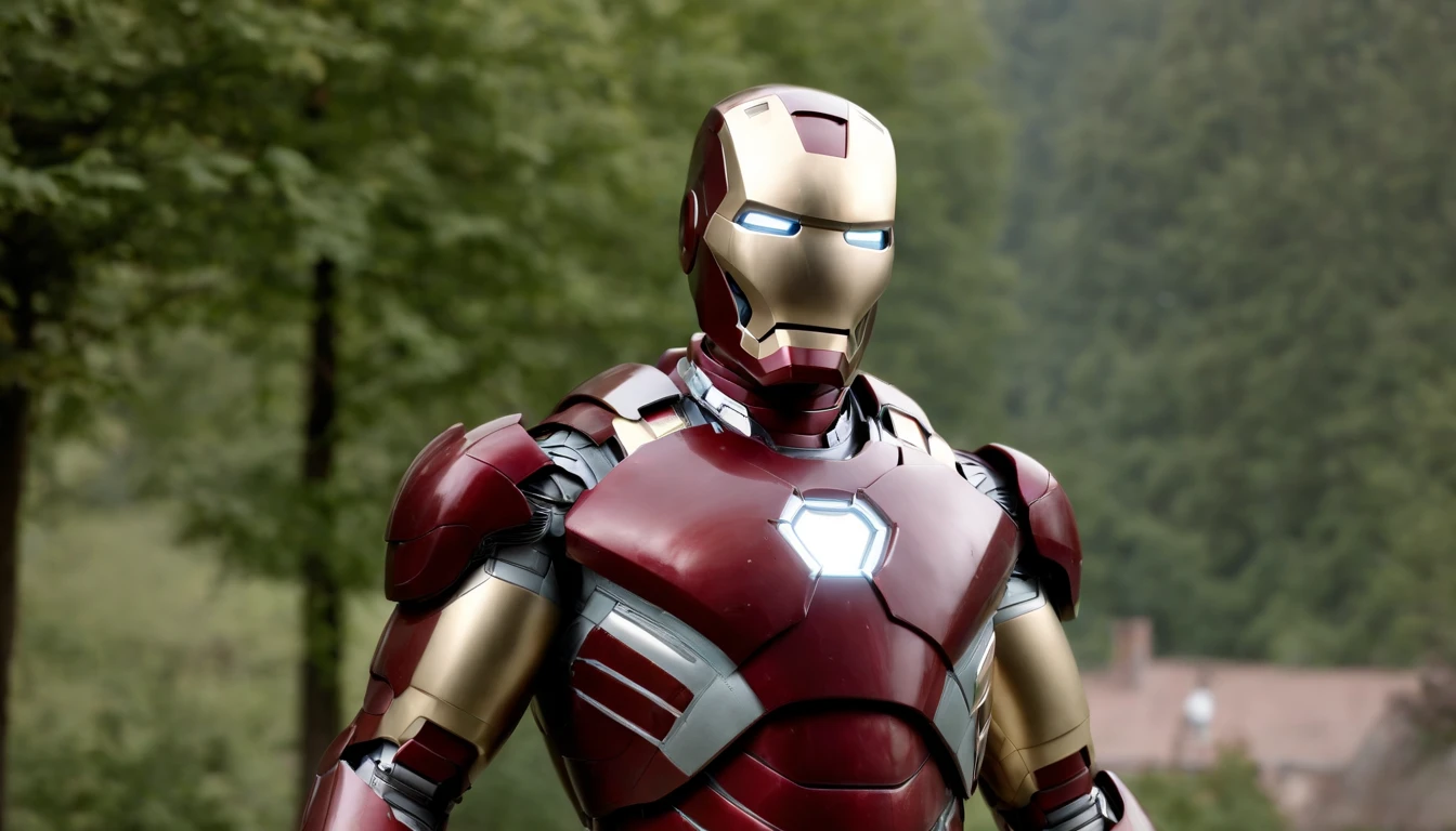 Iron man i Switzerland shot with iPhone 14 pro portrait high quality