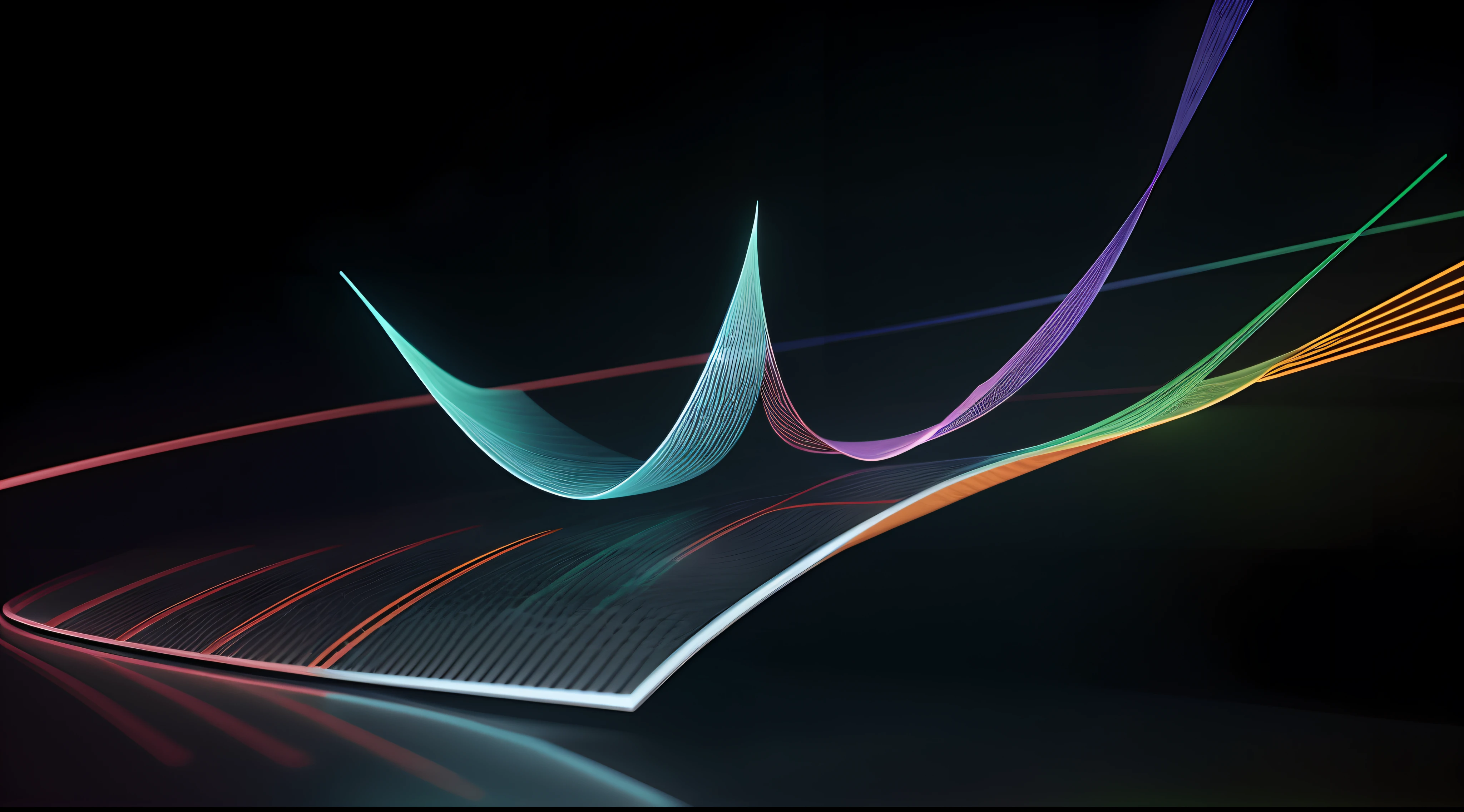 Engaging 3D visualization featuring stunning graphs、glinting