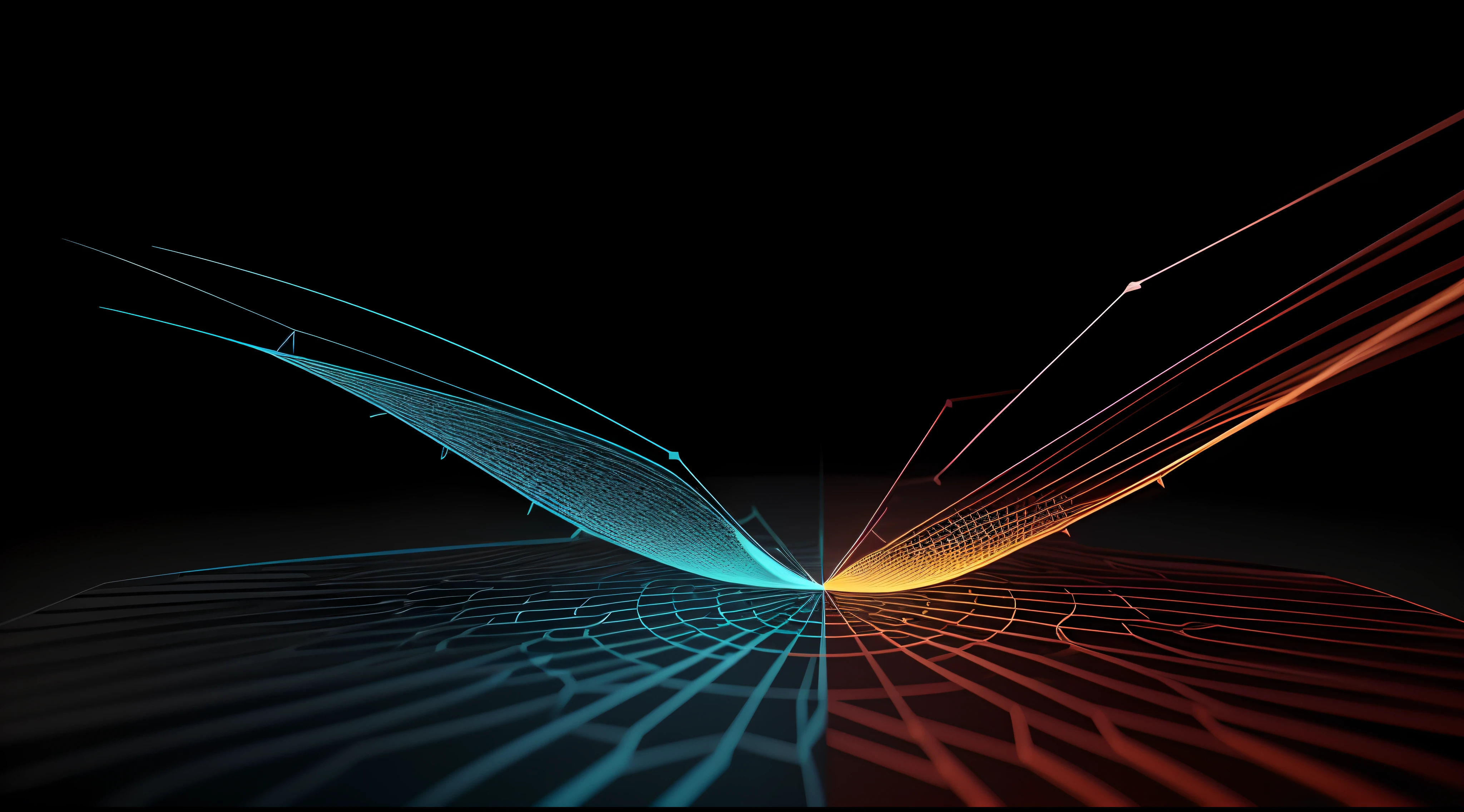 Engaging 3D visualization featuring stunning graphs、glinting