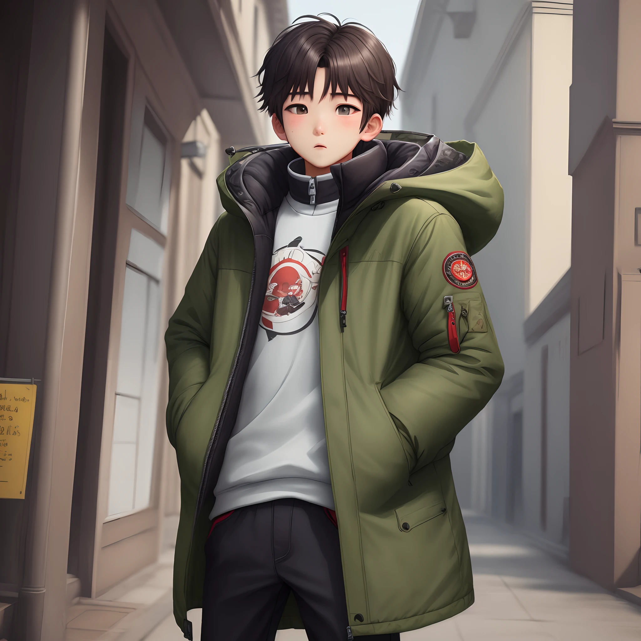 A boy about 　parka　I like the game　Yangkya