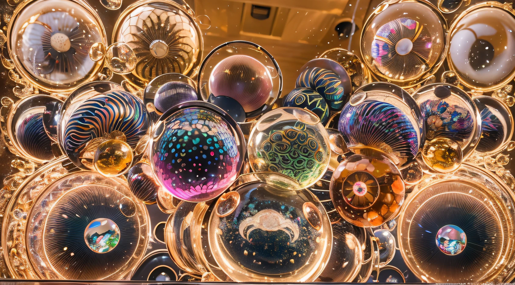 32K(tmasterpiece,k hd,hyper HD,32K)Curly hair with a ball tip,Flowing bubbles,ponds,zydink, a color, Asian people (water sphere), (Colorful bubbles), Combat posture, looking at the ground, Large rolls of rouge bubbles, Flowing rouge curls,Crystal tiara, Chinese long-sleeved black gold garment, Water Goddess(Abstract water splash:1.2), Pink peony flower background,Buble(realisticlying:1.4),Rouge hair,The day is in full swing,The background is pure, A high resolution, the detail, RAW photogr, Sharp Re, Nikon D850 Film Stock Photo by Jefferies Lee 4 Kodak Portra 400 Camera F1.6 shots, Rich colors, ultra-realistic vivid textures, Dramatic lighting, Unreal Engine Art Station Trend, cinestir 800,Large roll bubbles,Flowing bubbles,Colored bubbles that refract light