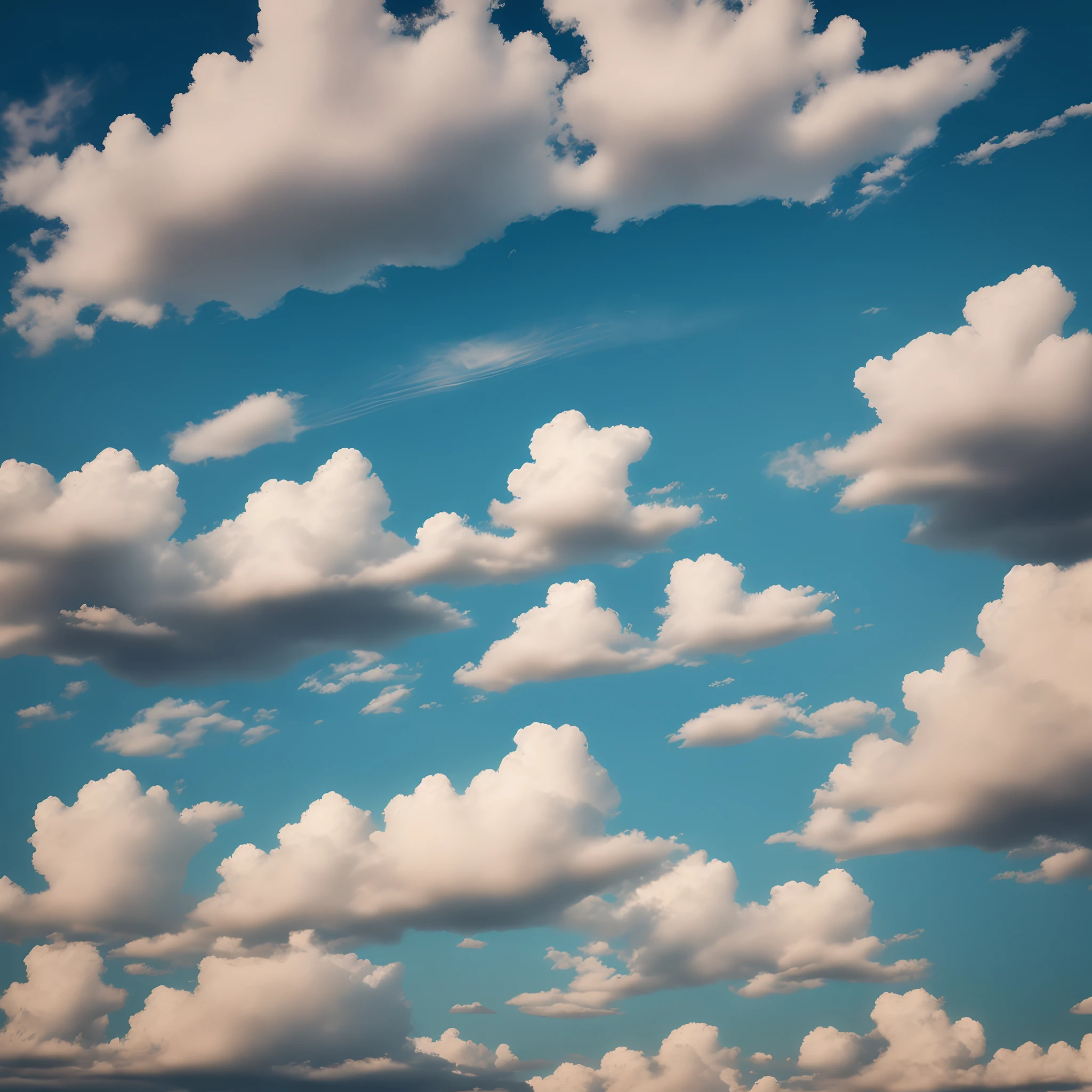 Clouds forming w in the sky
