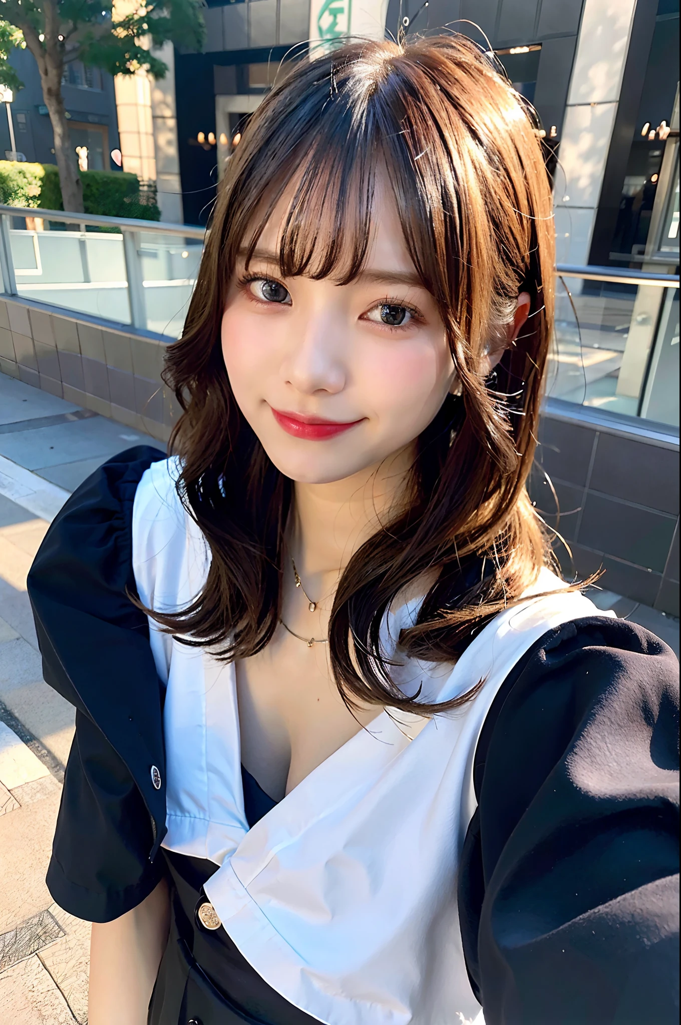 (top-quality、8K、32K、masuter piece、nffsw:1.2)、profile、(slim figure:1.2)、(s lips) 、17 age、a blond、a sailor suit、Colossal tits、二重まぶた、shinny skin、Realistic rays、mare、beauitful face、(A smile:1.3)、crouching down、(From above:1.2)、(a closeup:1.4)、blurry backround、(Front Focus)、(Dark: 1.6)、Fantasy Art、photoRealstic、Professional Lighting、extra detailed face、Award-winning、deep-shadows、