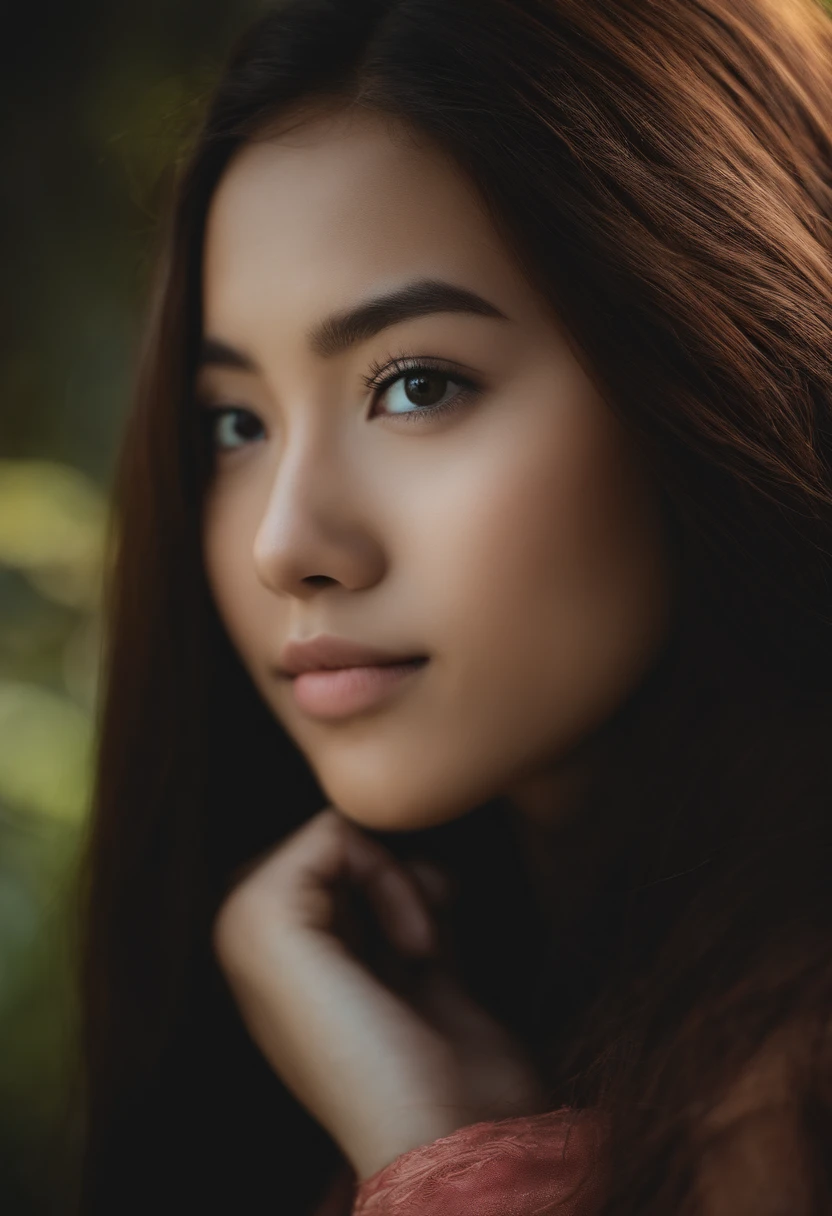 foto realista, garota, cabelos pretos, olhos azuis, Asian,