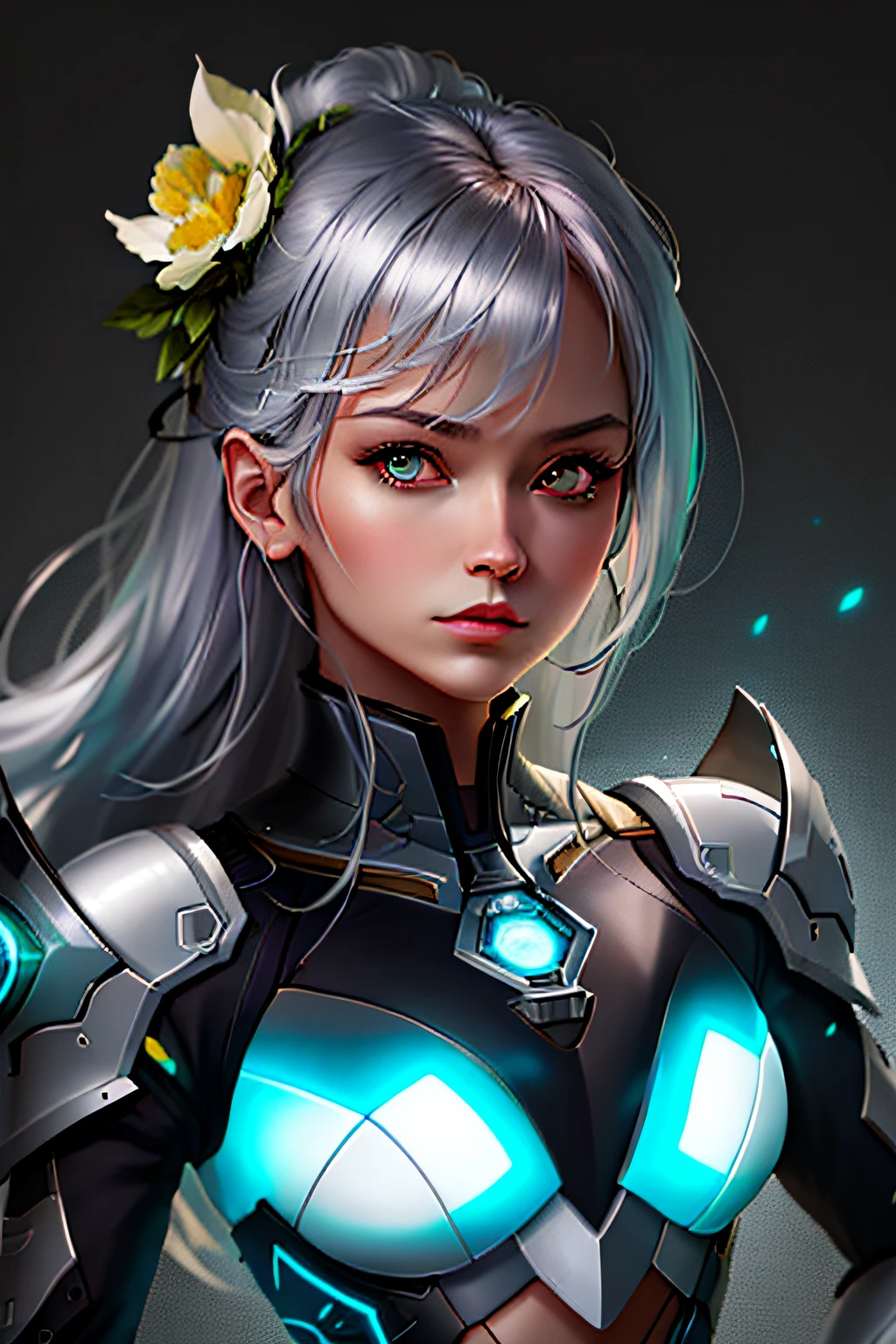 masterpiece, maximum quality, ultra high resolution, 8k, Ororo/Storm (X-Men), full body, very thin, very detailed face, face totally identical to film, detailed eyes, cheerful smile, smooth and soft pellet, wearing a micro uniform