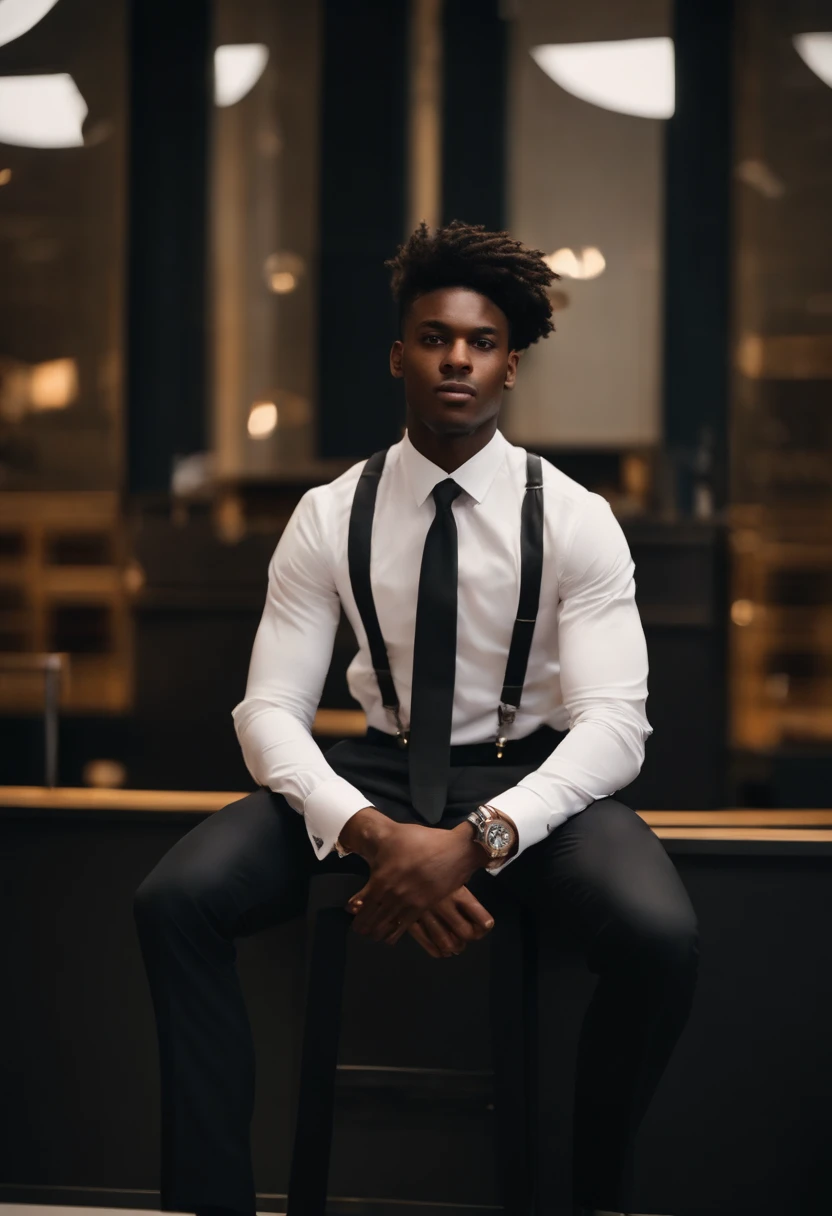 A black man from Alafard in a suit removes his tie in the dark, Portez-le avec un costume et une cravate, porter un costume et une cravate, Topic Details: porter une combinaison, Portez-le avec un costume et une cravate, porter une combinaison, porter une combinaison, Apportez une combinaison, Portez des tuniques et des cravates, Costume et cravate, porter une combinaison, wear a strict business suit, Dressed in a black suit , homme noir avec des twist , beaucoup de cheveux et des twist , sans barbe , 18 years old