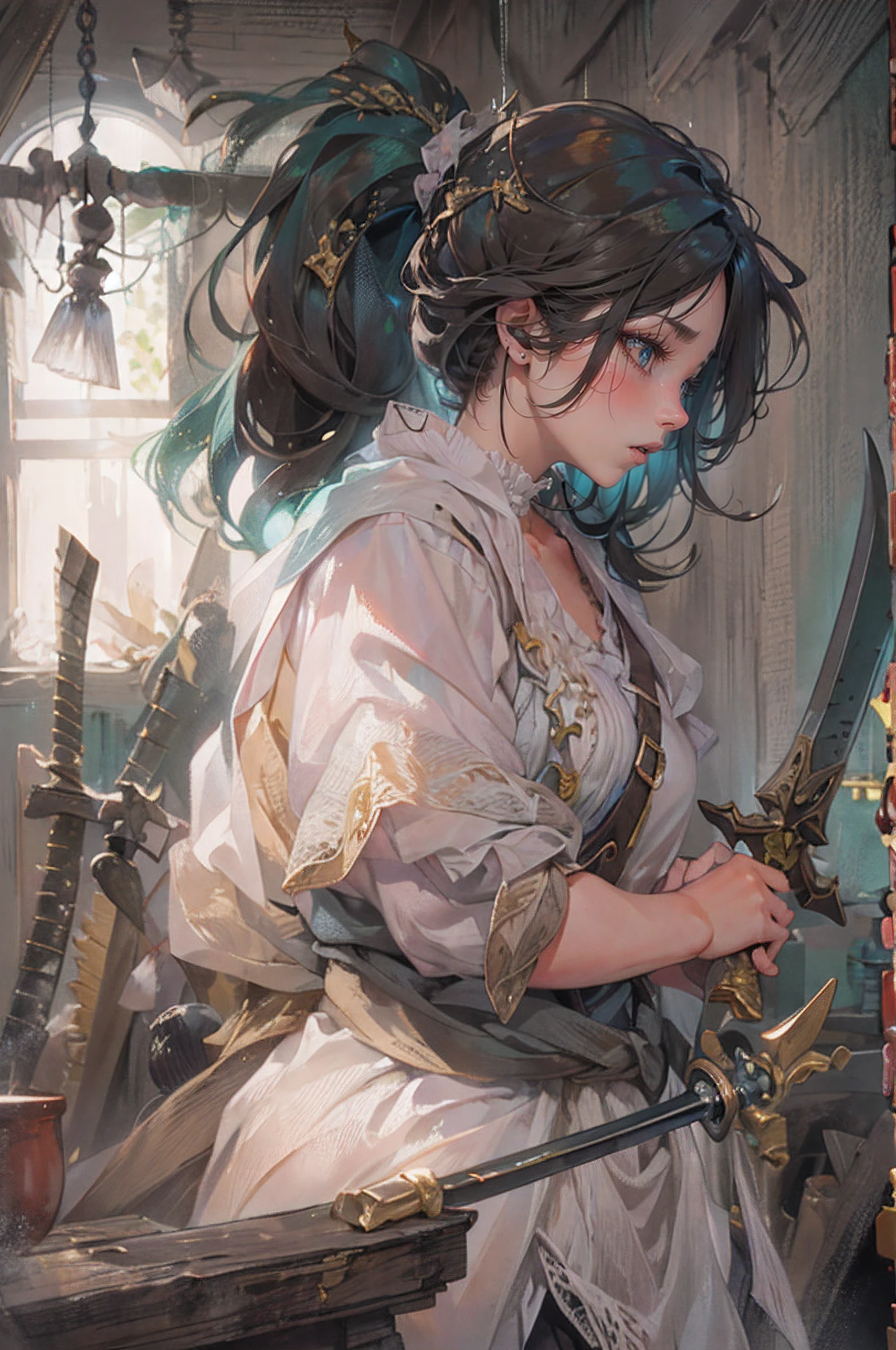 Her powerful expression