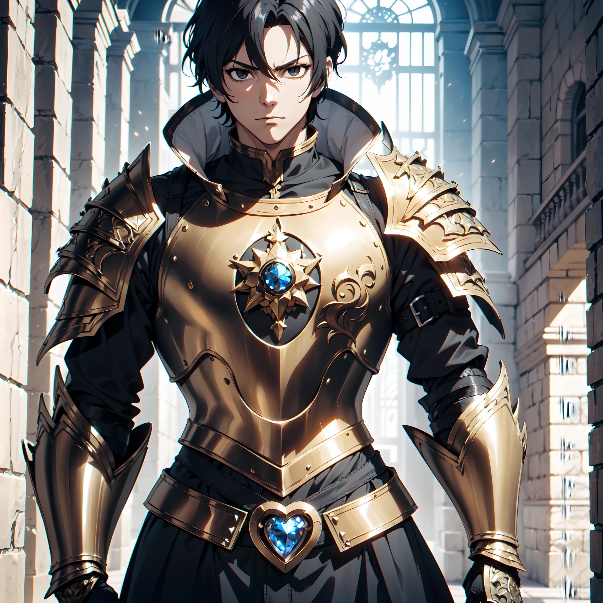 128K Ultra High Definition,
128K Ultra High Quality,
128K Ultra High Resolution,
Best Definition,
Best Quality,
Best Resolution,
Perfectly Detailed,
Perfectly Designed,
Extremely Detailed,
Extremely Designed,
Hyper Detailed,
Hyper Definition,
Hyper Quality,
Hyper Resolution,
Masterpiece,
(((Anime))),
Body Shot,
(((Boy))),
Handsome,
Muscular Body,
(((Black Short Hair))),
(((Black Eyes))),
(((Hyper Detailed & Perfectly Designed Bronze Armor Plates))),
(((Hyper Detailed & Perfectly Designed Engraving Jeweled Baron Armor))),
(((Inside Of Medieval Royal Palace Background Scenery))),