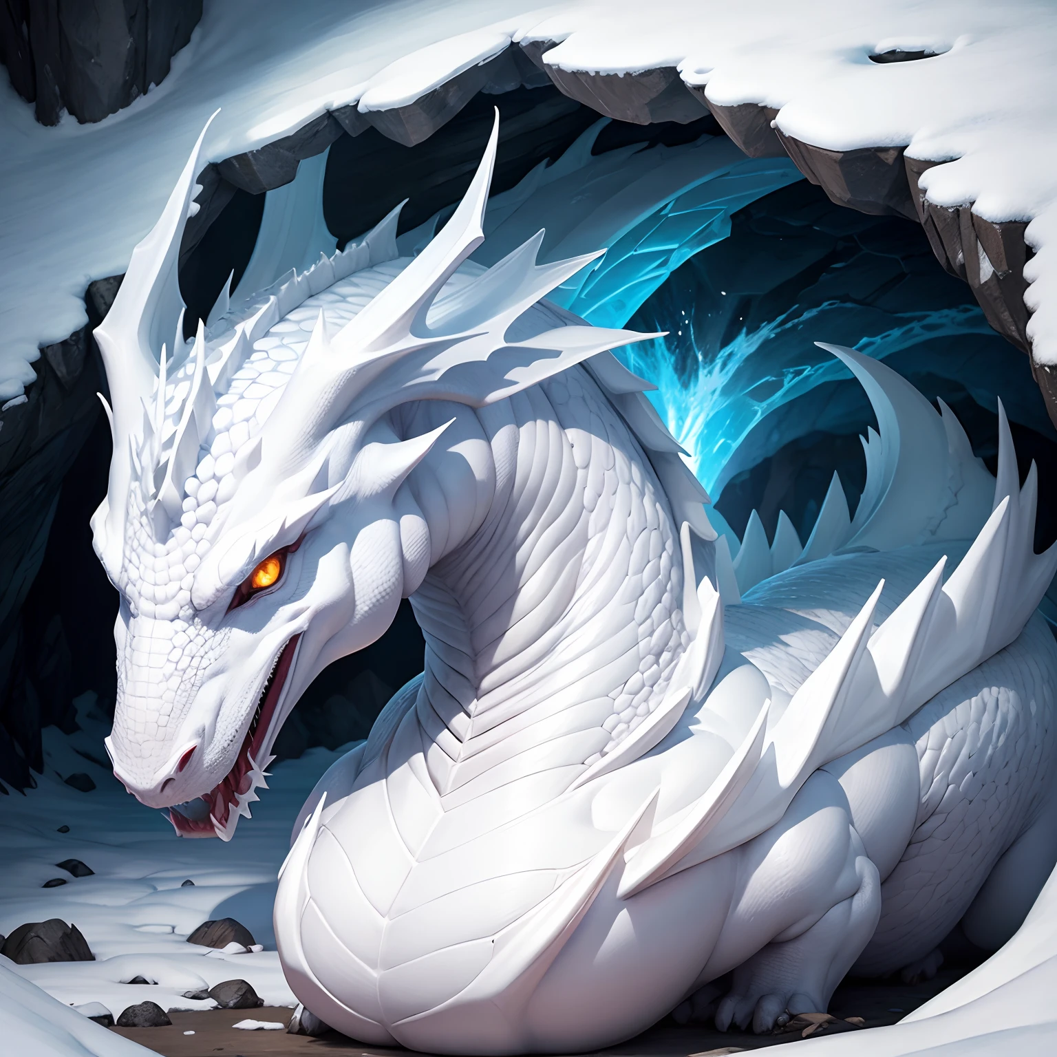 White Dragon, Snow God Ice Cave