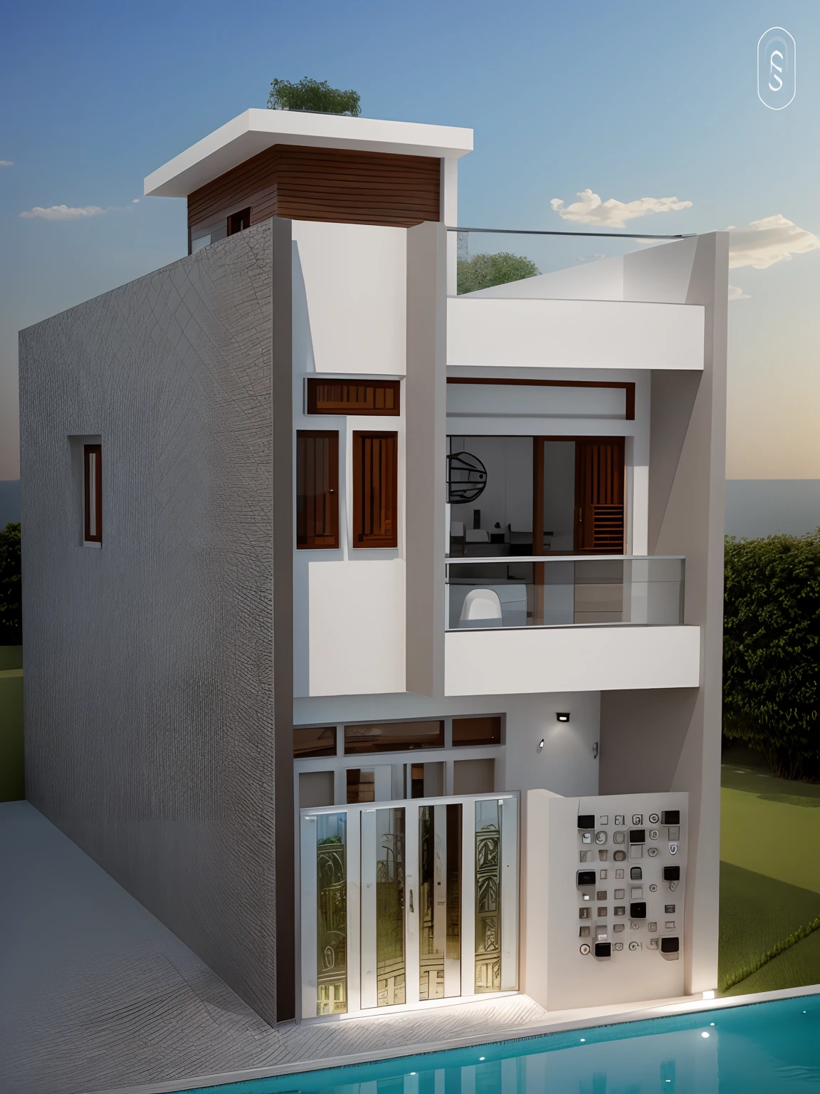 a normal modern house --auto --s2