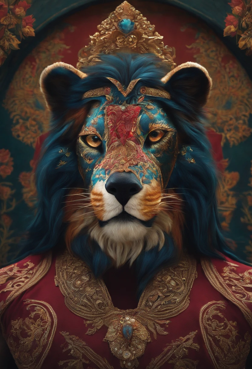 lobo de lado, corpo todo