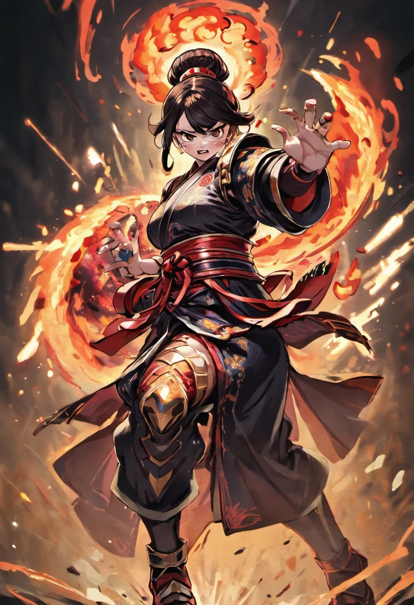 three kingdom,A meticulous face,Clear face,Full body like,Shogun,Armor,Card background、对称,High picture quality,tmasterpiece,best qualtiy,超高分辨率