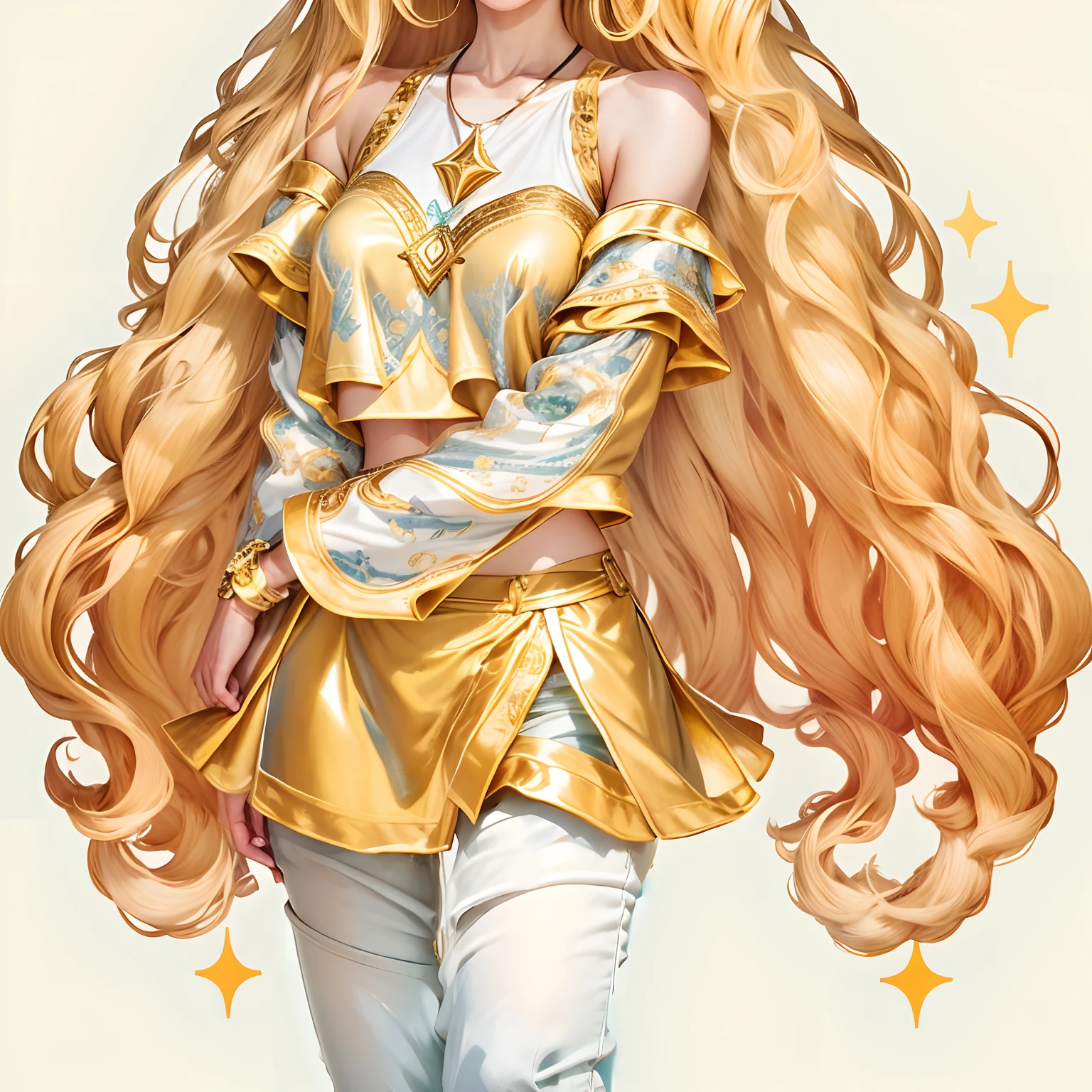 Girl's white pants