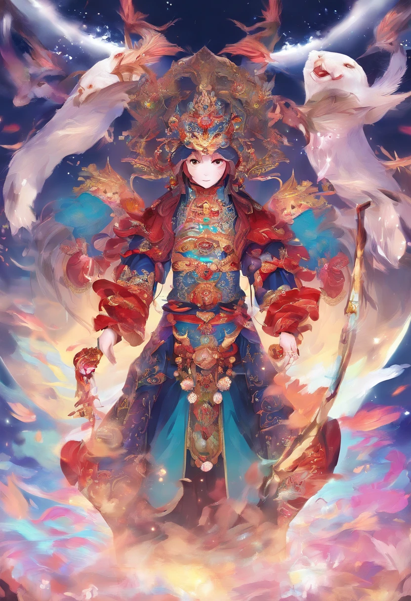 three kingdom,A meticulous face,Clear face,Full body like,Shogun,Armor,Card background、对称,High picture quality,tmasterpiece,best qualtiy,超高分辨率
