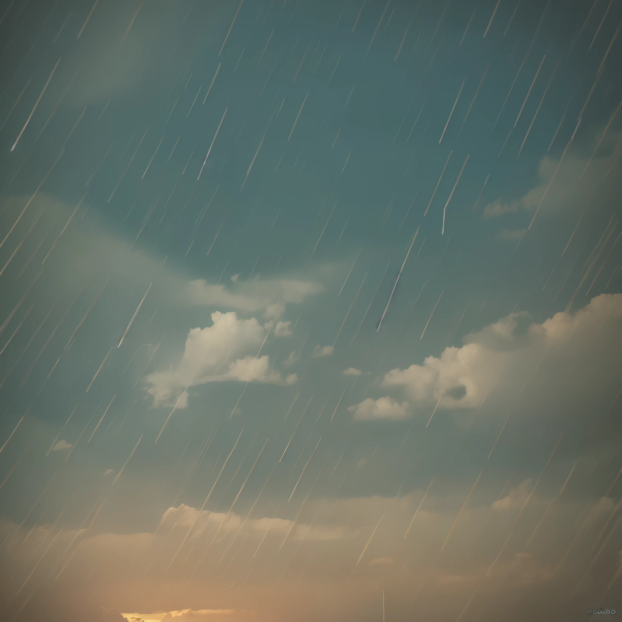 Nobody is there Rain sky