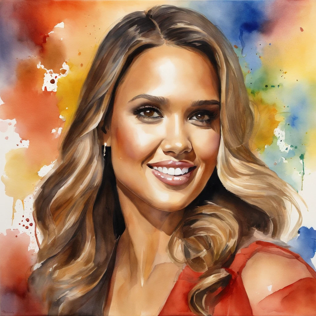 Alex Ross's Portrait of Jessica Alba