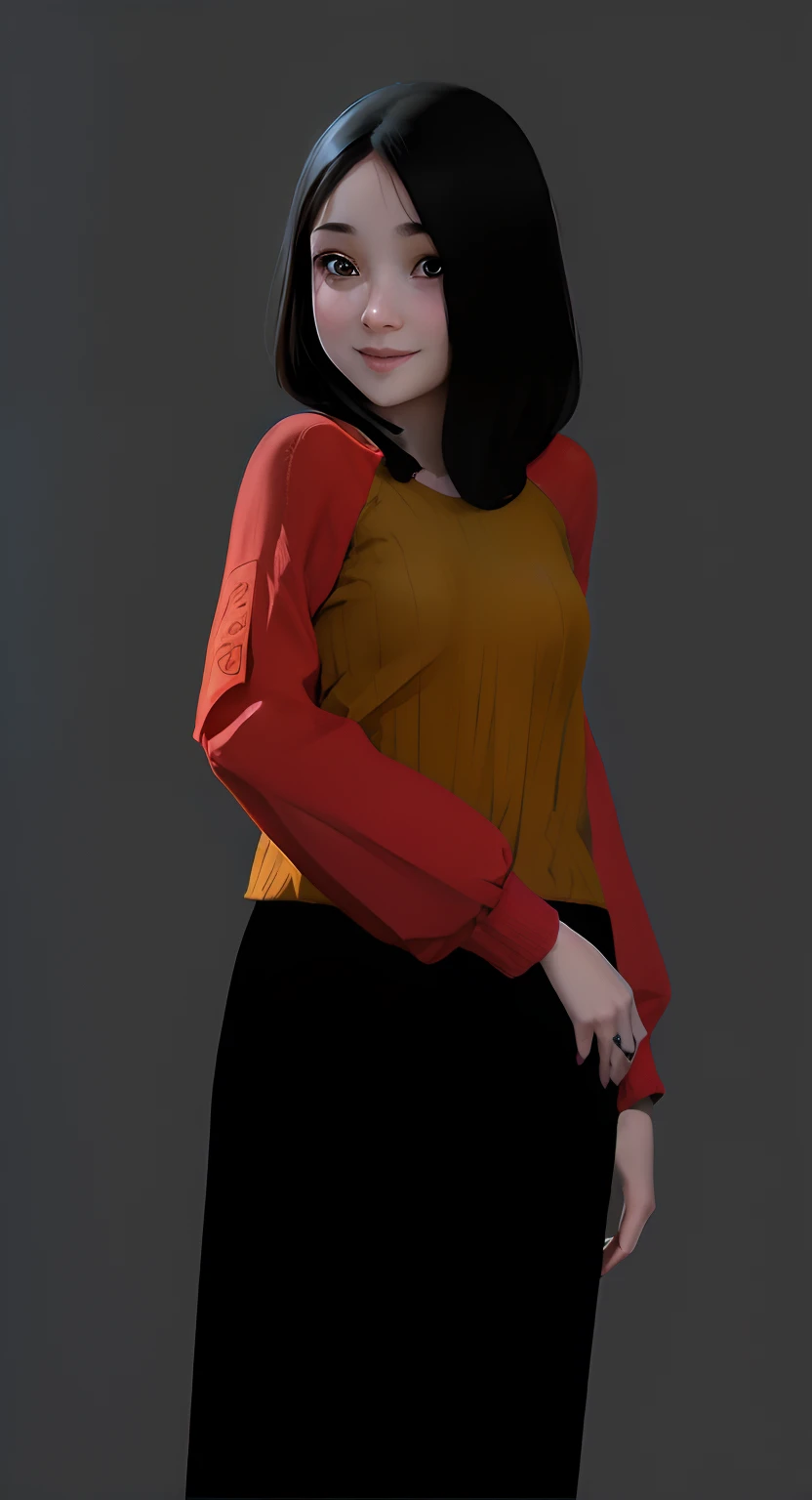 a cute girl, cute smile, realistic, super detail, 8k