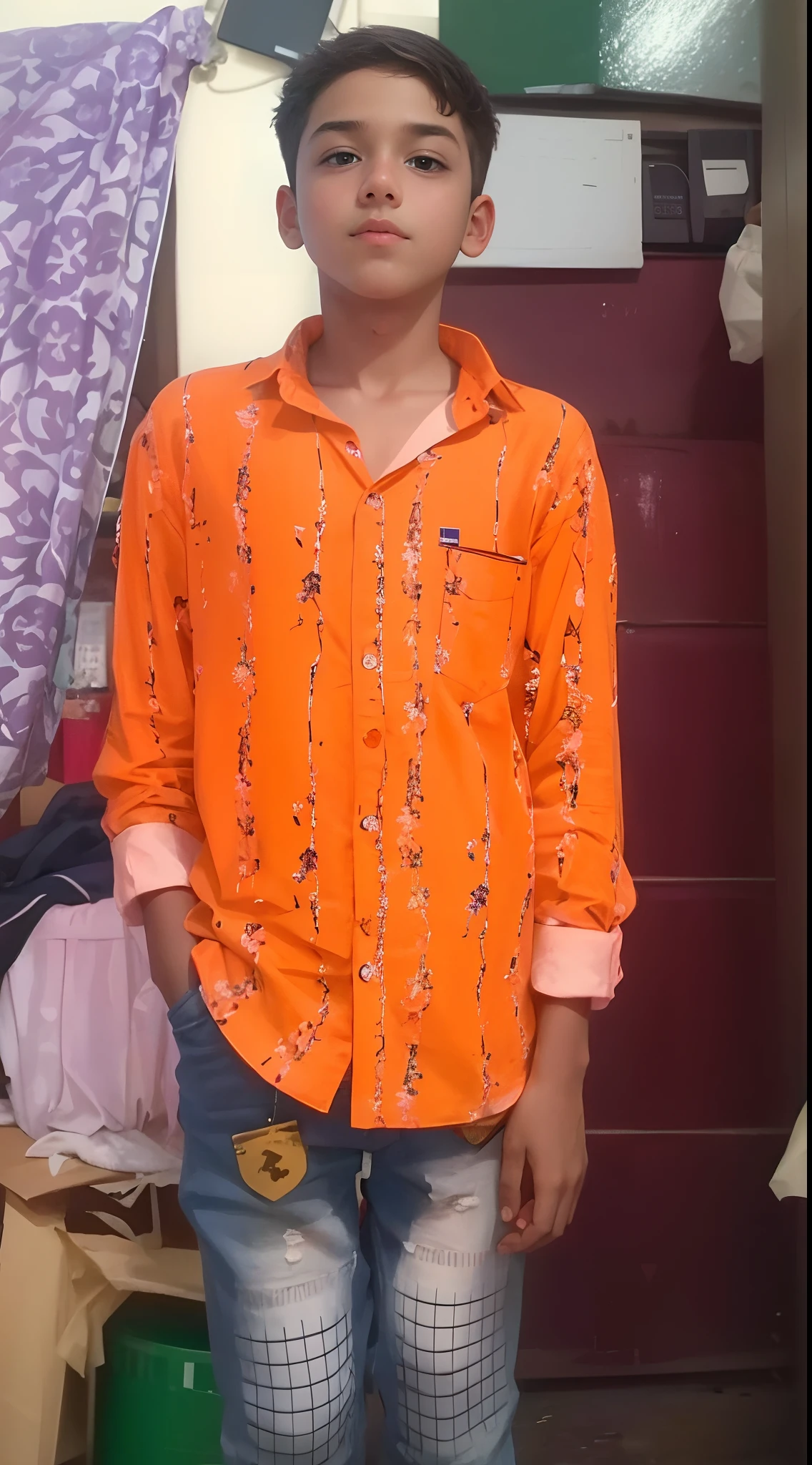 Cute and smart boy
