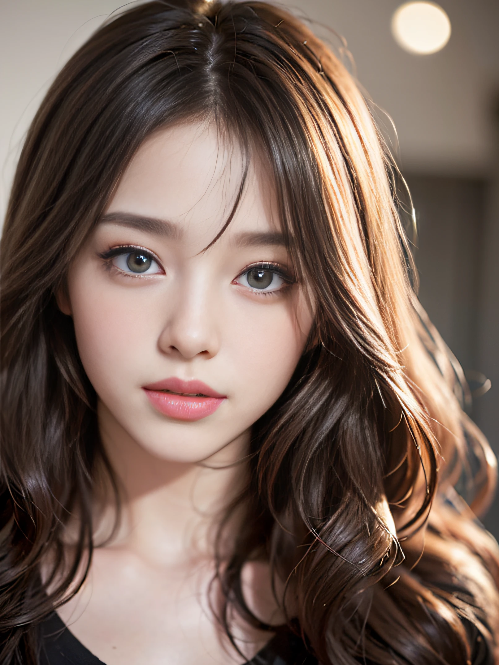 muste piece, highest quality, illustration, super detailed, finely, High resolution, 8k wallpaper, perfect dynamic composition, detailed and beautiful eyes, natural lip, Black Lace Babydoll, Tight and slender body, big breasts, random hairstyles, random natural hair color, thighs, lie down in bed,