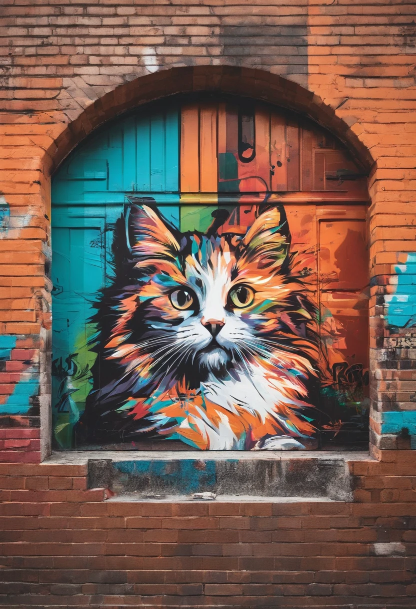 Fluffy Cat Realistic Tiny. A fluffy .feline on the palms of your hands, Big Eyes Photorealism, , hyper realisitc, Realistic, Cat's muzzle, Cat's nose, Professional photo, Aesthetically pleasing, Cute, милота ☺️, soft-lighting, is beautiful, close - up, hight resolution,
