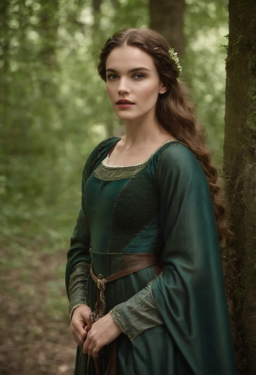 (((uma ferida avermelhada profunda atravessa sua bochecha esquerda))) tez justa, homem em torno de 19 anos, cabelos roxos naturais, olhos verdes distintos, vestindo terno, slender and gracile, gorgeous, luz de velas em um ambiente medieval, Ultra sharp focus, tiro realista, roupas femininas medievais, cores tetradicas (cicatriz:1.4)