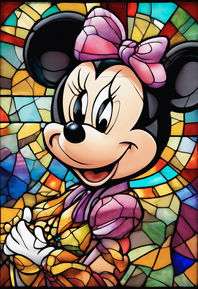 portrait of minnie mouse disney