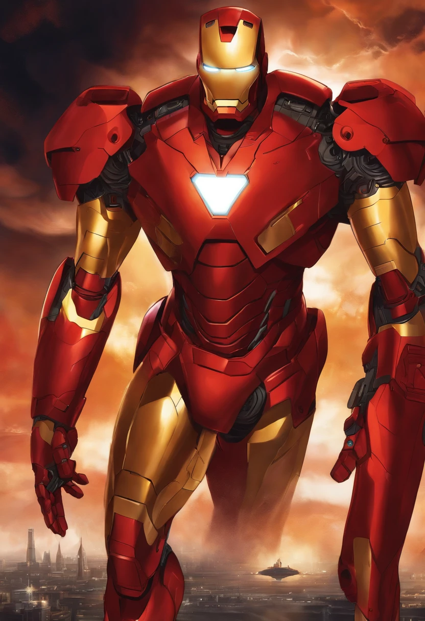 iron man in evangelion universe