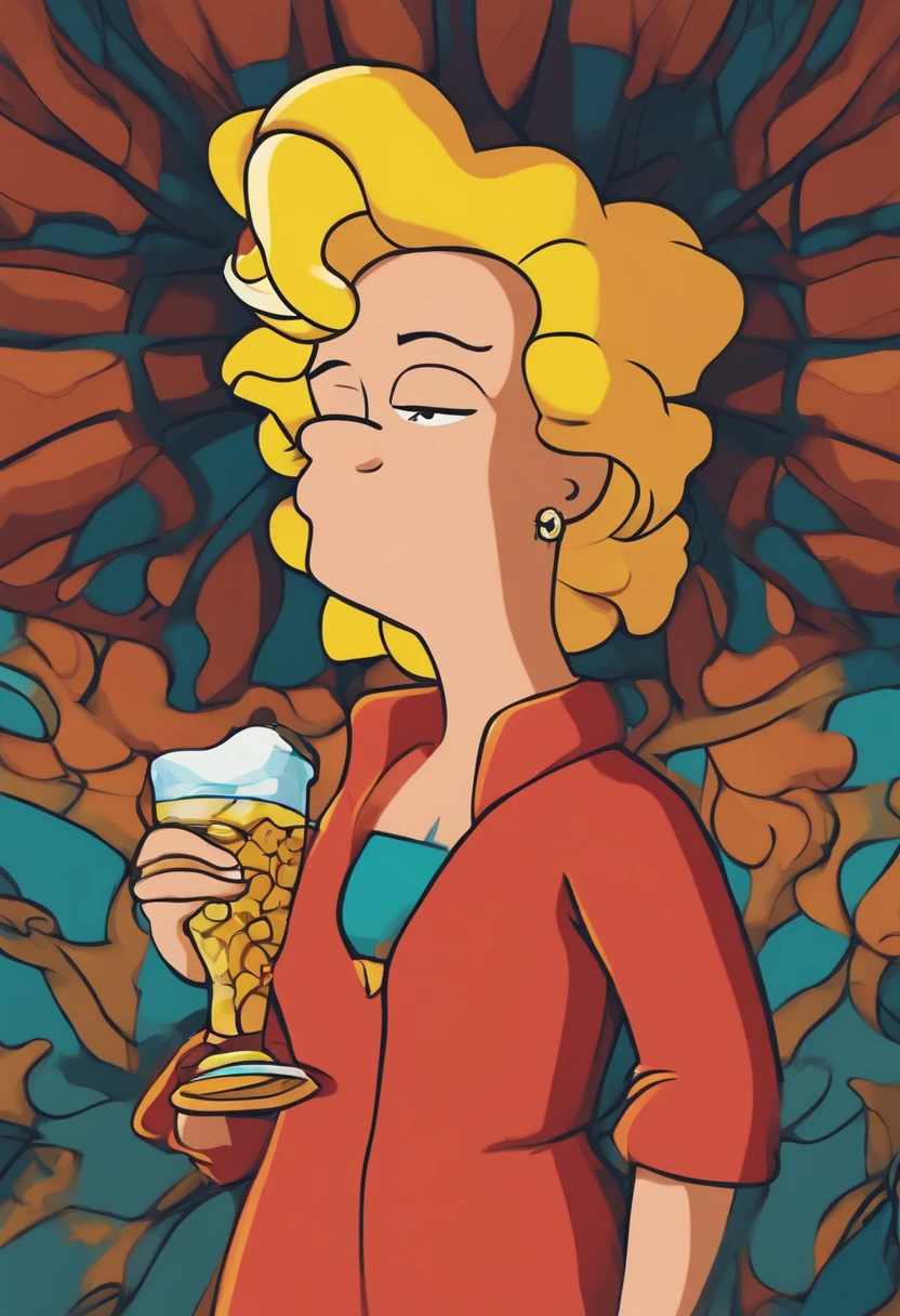 Lisa Simpson, cabelo pontudo