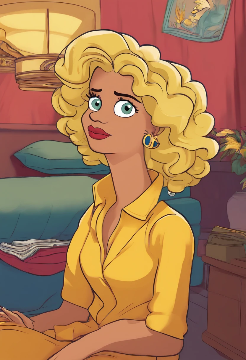 Lisa Simpson, cabelo pontudo
