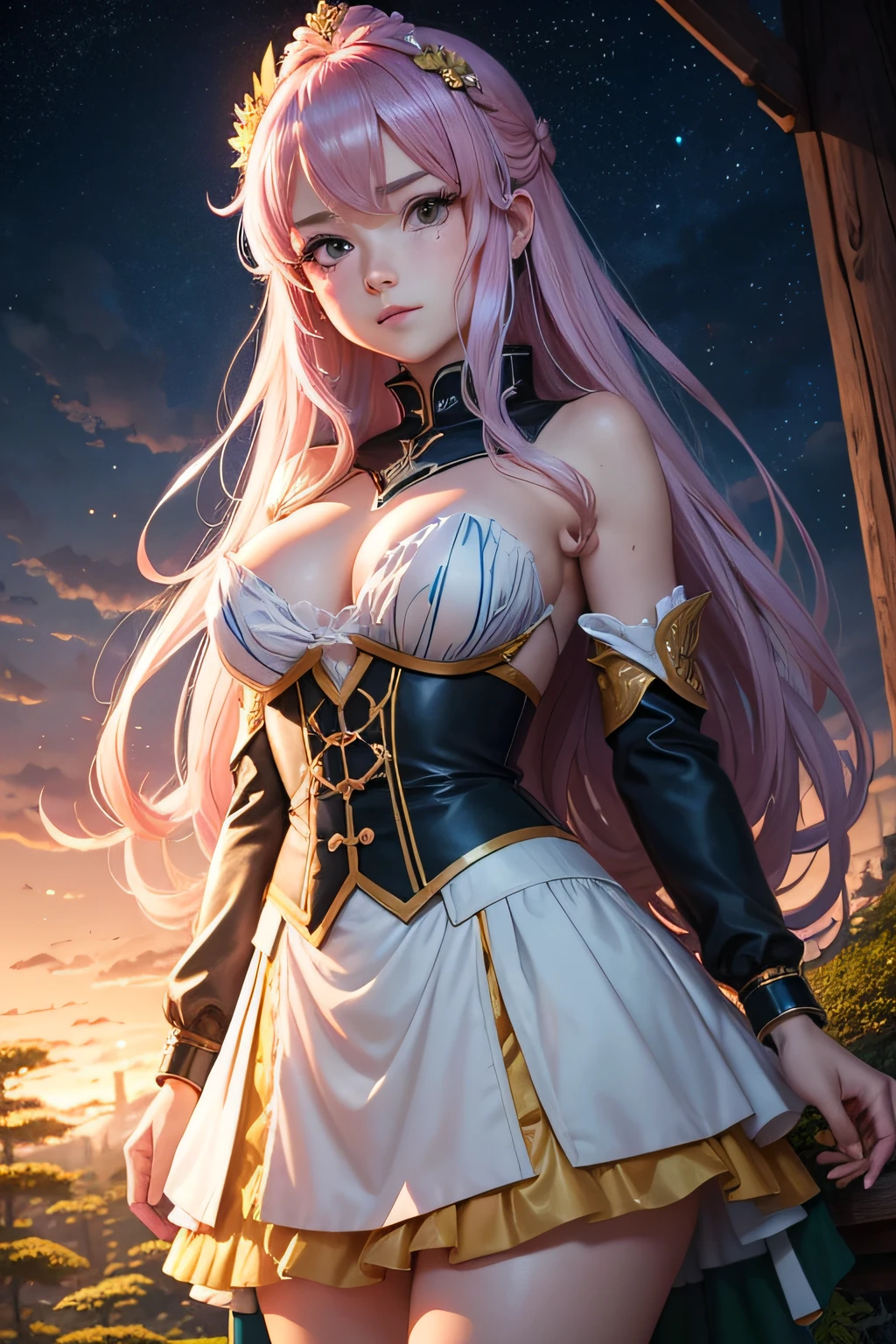 uma imagem de desenho animado de um homem e uma mulher em uma floresta,/(mulher com seio grandes sexy), Isekai, trending on devianart, capa de anime, ❤🔥🍄🌪, Genshin, Vanara, Valentina Embaralhamento, Pin no anime, Nixeu e Sakimichan, Anime Estilo Estrela, popular Isekai anime, estilo anime como destino/noite de estadia