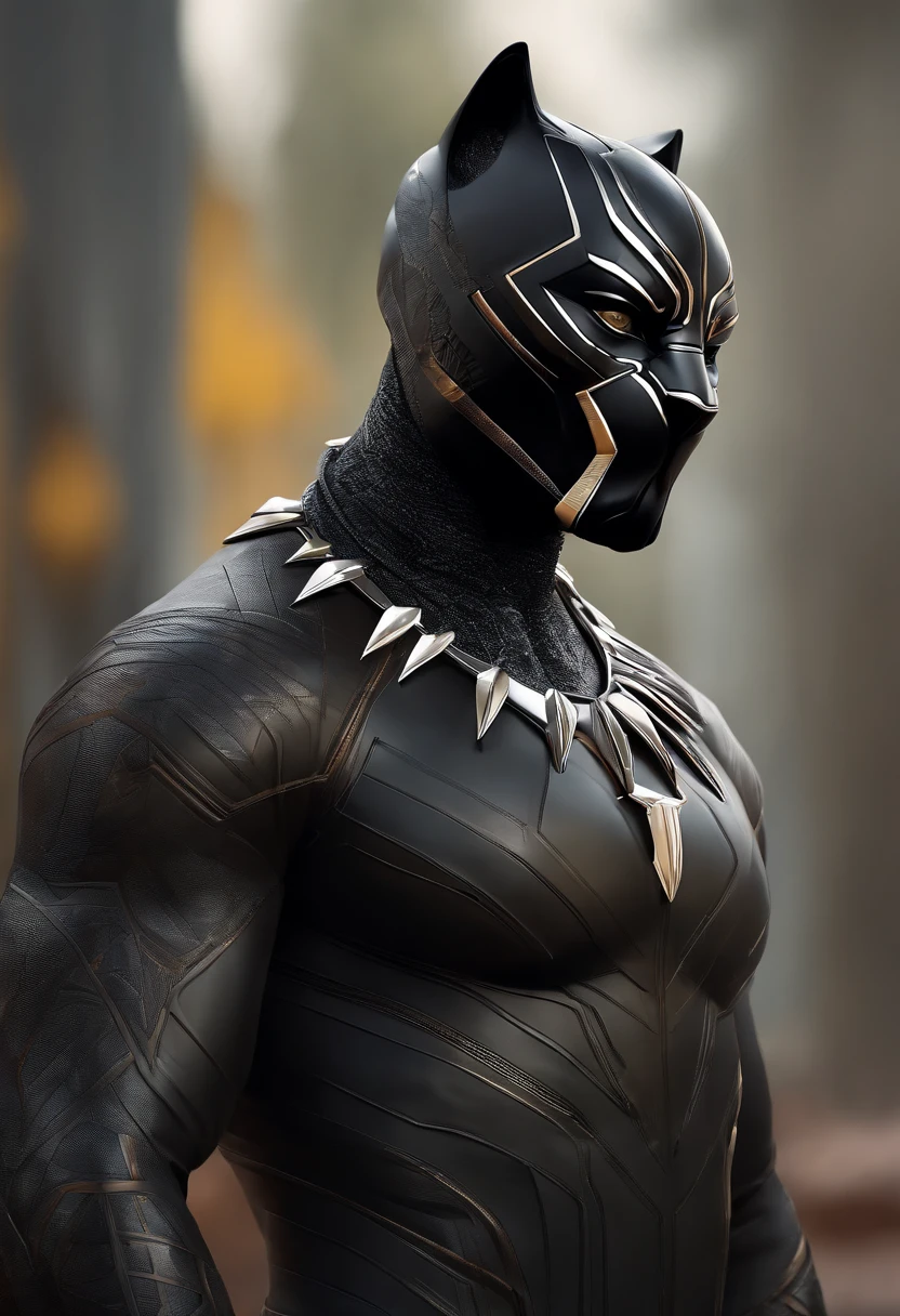 Centrage parfait, A black panther, Wear a student team jacket, porter des lunettes de soleil, Wearing Headphones, cheerfulness, Position debout, abstract beauty, centered, looking at the camera, facing camera, Proche de la perfection, dynamique, highly detailed, lisse, mise au point nette, 8k, High definition resolution, illustration, illustrations de Carne Griffiths et Wadim Kashin, fond blanc
