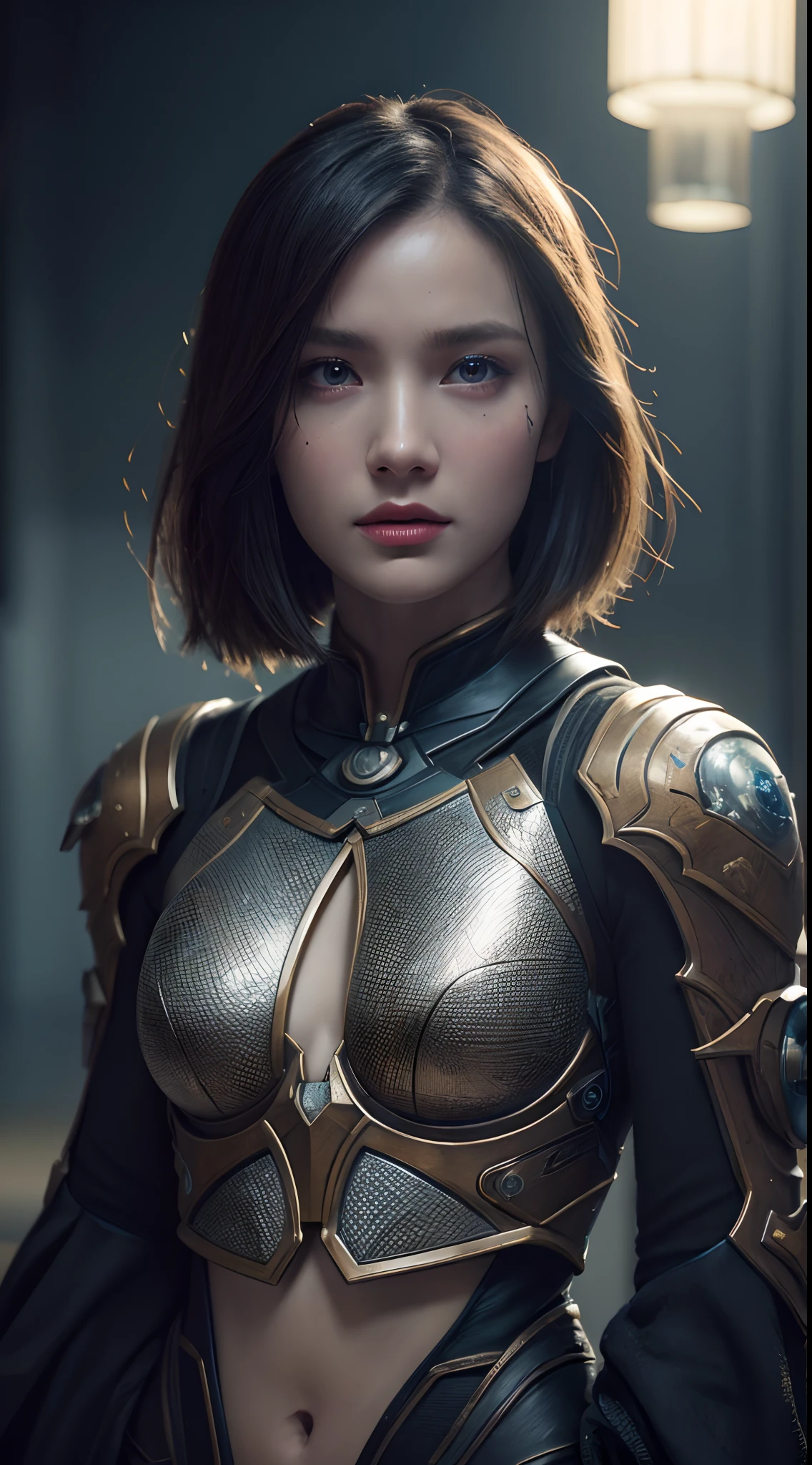 (Epic portrait:0.85) Man cyborg style Christopher Baraskas, (Masterpiece, Top quality, Best quality, offcial art, Beautiful and aesthetic:1.2), (Photorealistic, ultra realistic 8k cg:1.10), RAW photo, Photo:1.5, Realistic:1.5, Photorealistic:1.5, 超高分辨率, 8K, Detailed skin, highest details, extreme detailed details, 8K wallpaper, Colorful, Glowing (Dark magic:1.10), (Intricate details:1.10), (ultra - detailed:1.10), 8k hdr, high detal, A lot of detail, High quality, Soft cinematic light, Dramatic atmosphere, Atmospheric perspective