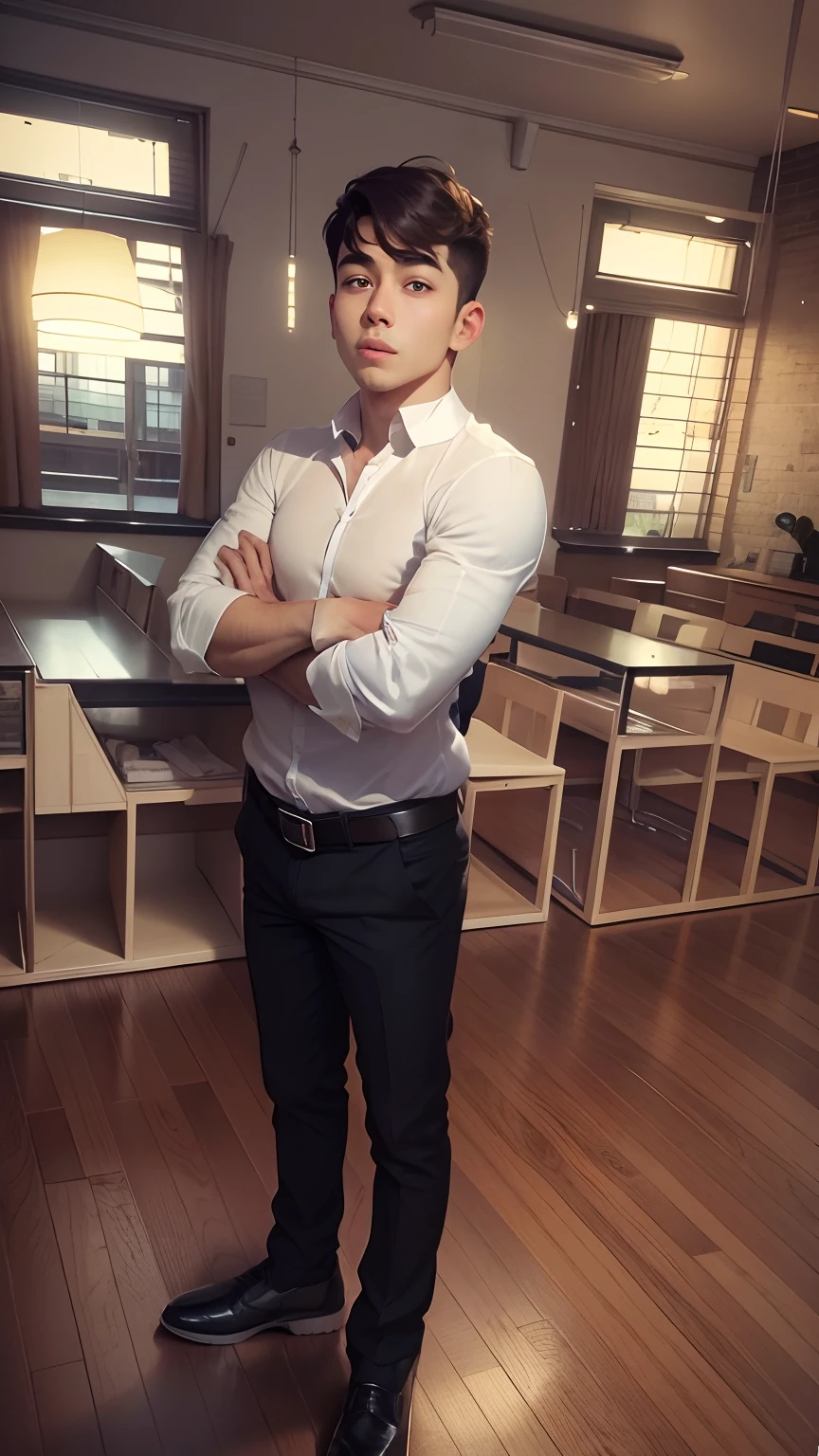 change background handsome smart boy