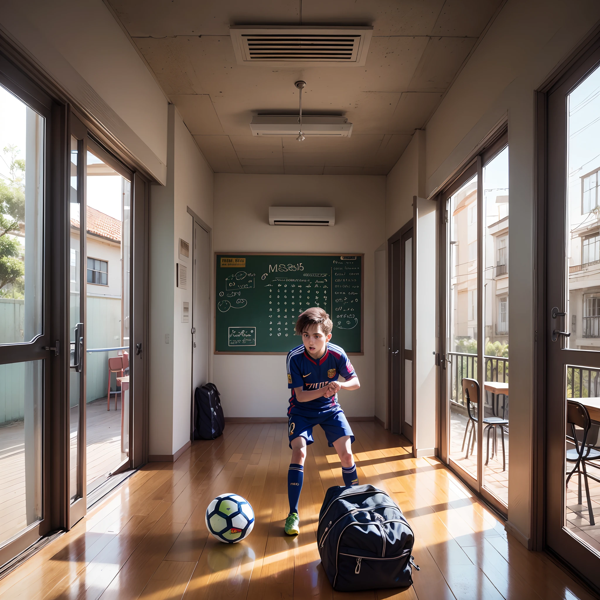 messi play at school --auto --s2