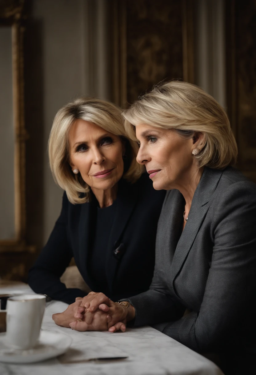 brigitte macron et marine lepen nue