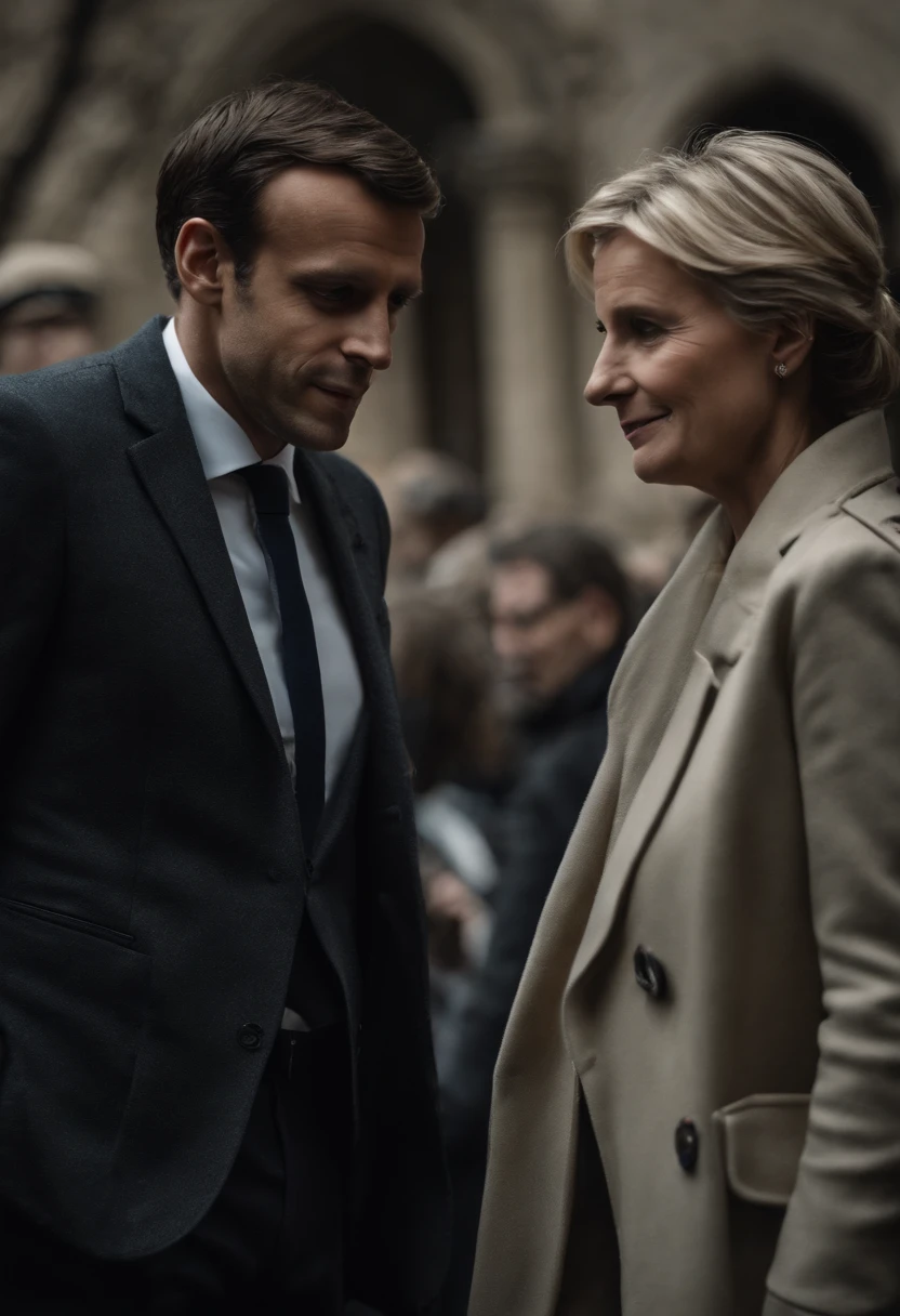 macron en couple avec lepen