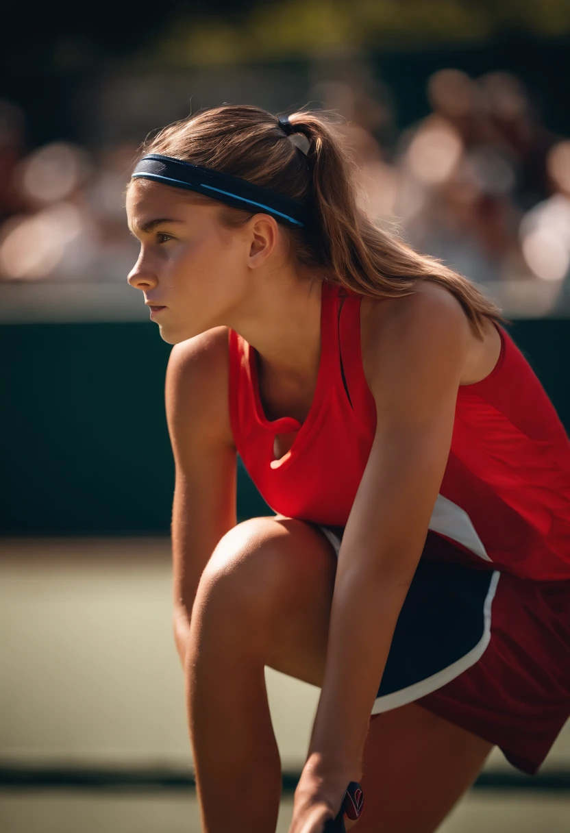 Portrait of a 15-year-old tennis player