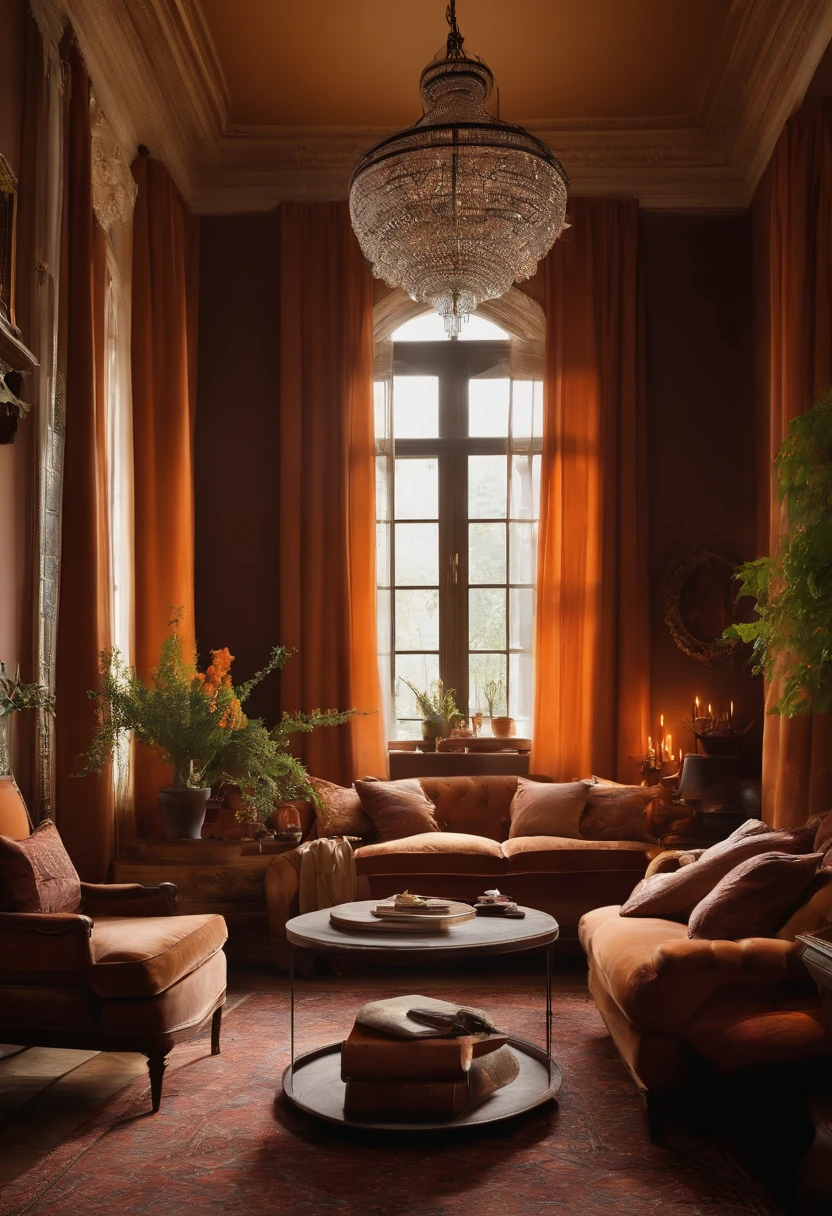 Create a living room, Use warm colors, Soft textile elements, Use candles, Place books and magazines, Decorative pillows, Wooden elements, Dislocate plants, soft light, Curtains, Photos & Pictures.